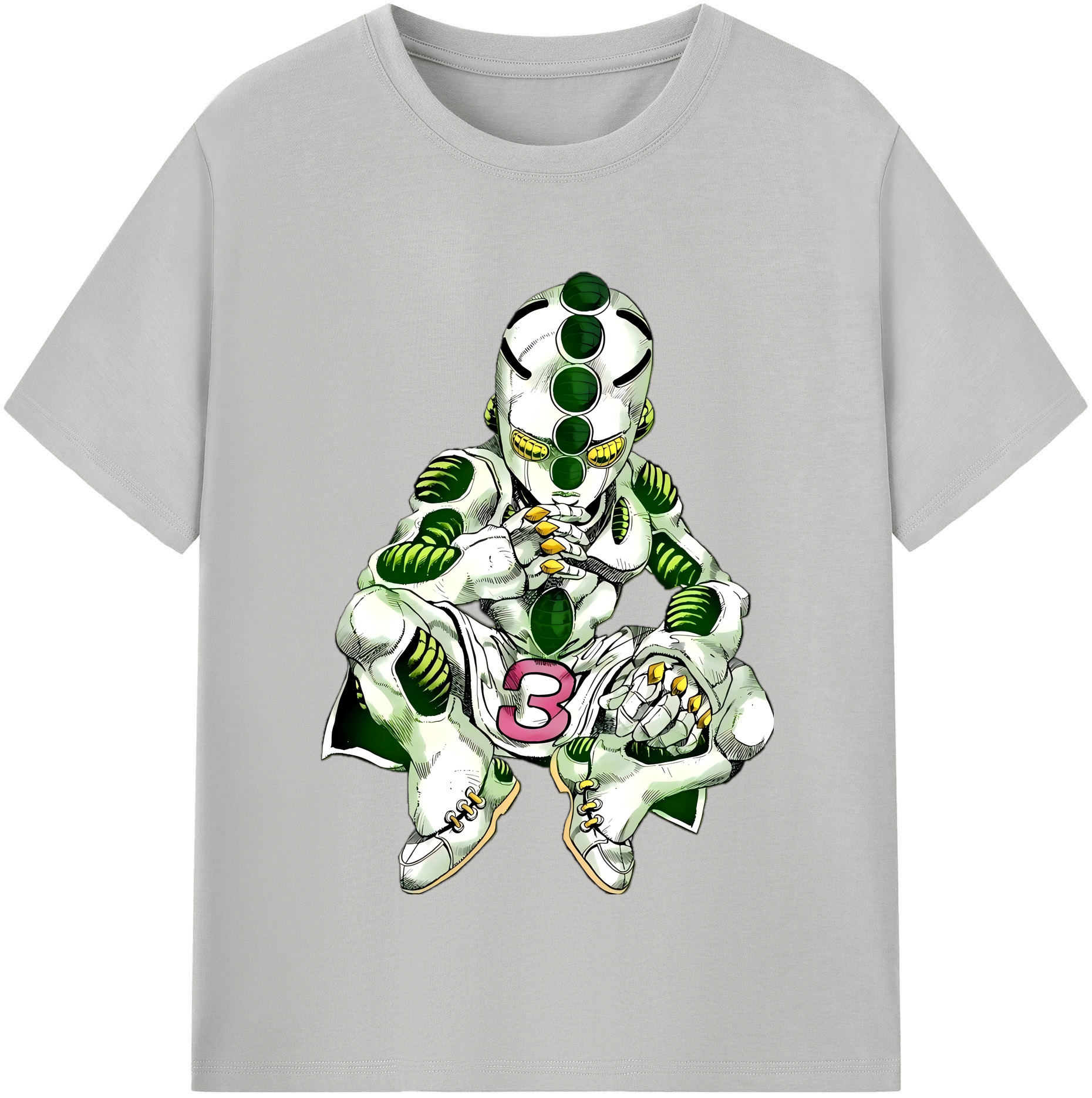 （画像用） ジョジョの奇妙な冒険 広瀨康一 JoJo's Bizarre Adventure Hirose Koichi レディースカジュアルプリントTシャツ（綿100％）