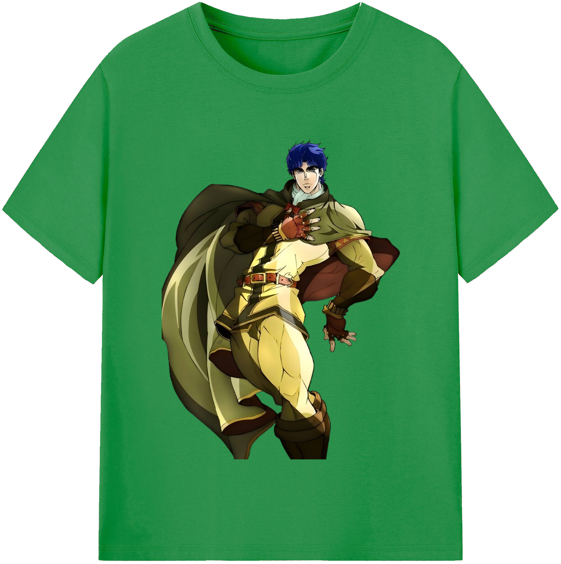 （画像用） ジョジョの奇妙な冒険 /ジョナサン?ジョースター JoJo's Bizarre Adventure Jonathan Joestar レディースカジュアルプリントTシャツ（綿100％）