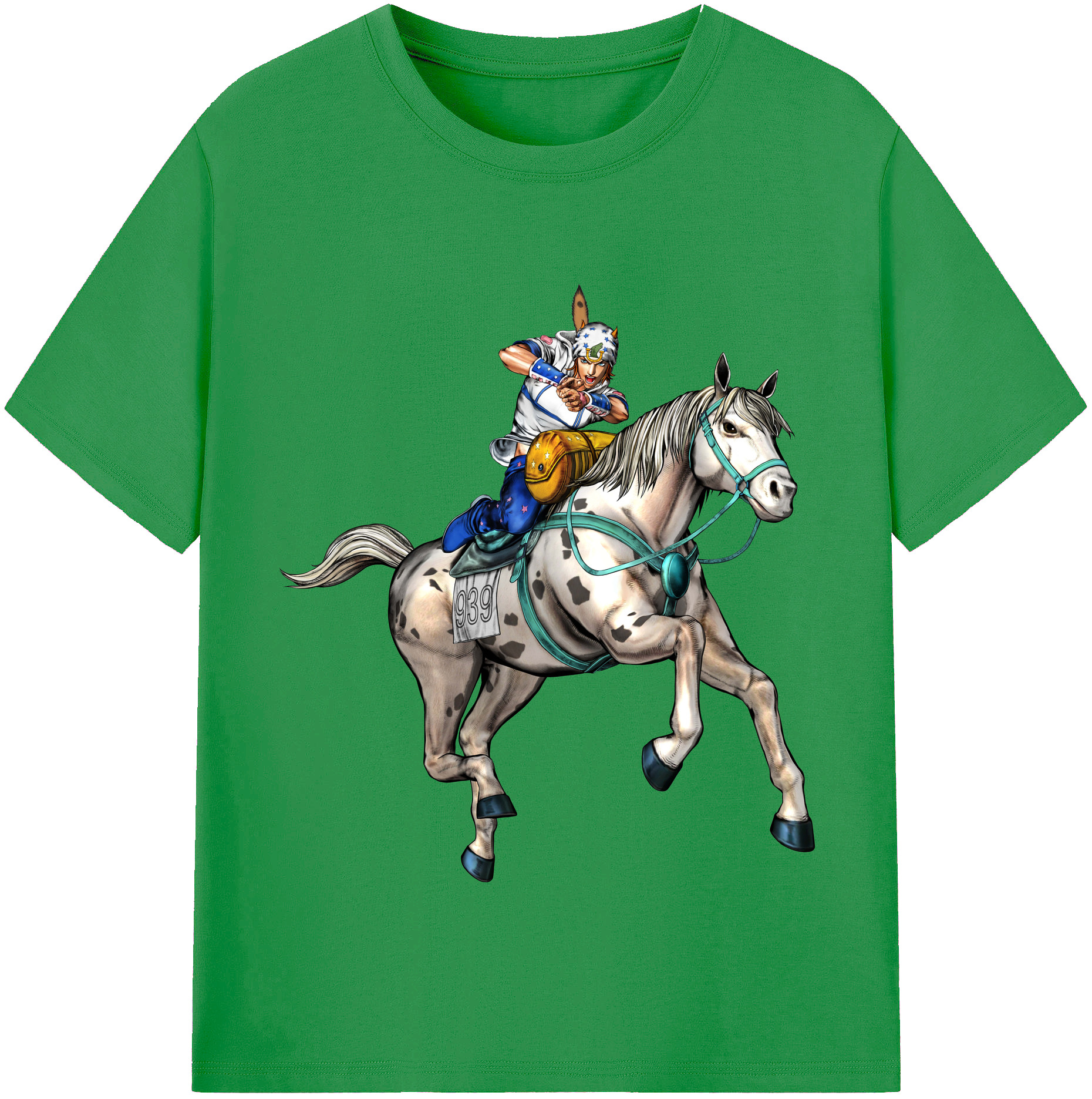 （画像用） ジョジョの奇妙な冒険 ジョナサン?ジョースター JoJo's Bizarre Adventure Jonathan Joestar レディースカジュアルプリントTシャツ（綿100％）