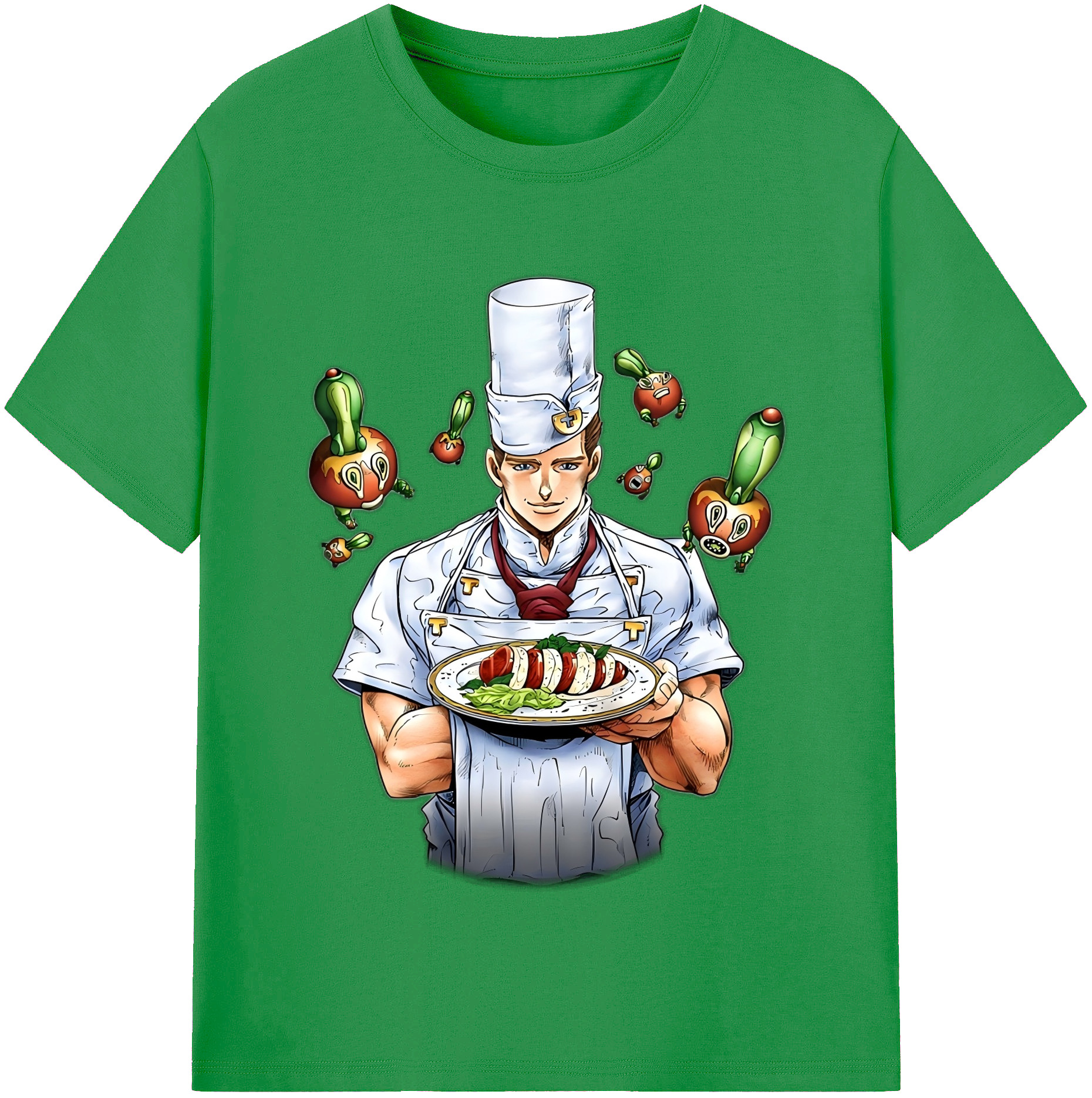 （画像用） ジョジョの奇妙な冒険 Tonio Trussardi JoJo's Bizarre Adventure トニオ?トラッサルディ レディースカジュアルプリントTシャツ（綿100％）