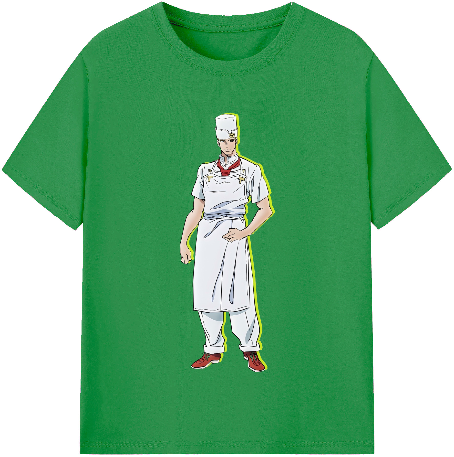 （画像用） ジョジョの奇妙な冒険 Tonio Trussardi JoJo's Bizarre Adventure トニオ?トラッサルディ レディースカジュアルプリントTシャツ（綿100％）