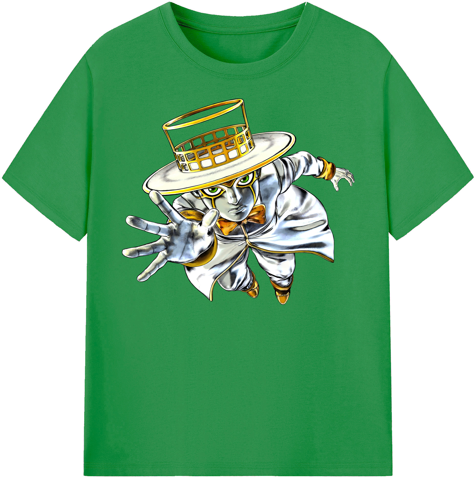 （画像用） ジョジョの奇妙な冒険 岸辺 露伴（きしべ ろはん） JoJo's Bizarre Adventure Rohan Kishibe レディースカジュアルプリントTシャツ（綿100％）