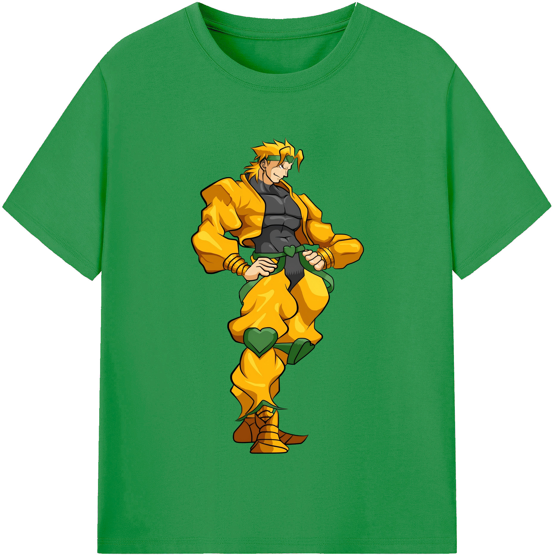 （画像用） ジョジョの奇妙な冒険 ディオ?ブランドー JoJo's Bizarre Adventure Dio Brando レディースカジュアルプリントTシャツ（綿100％）