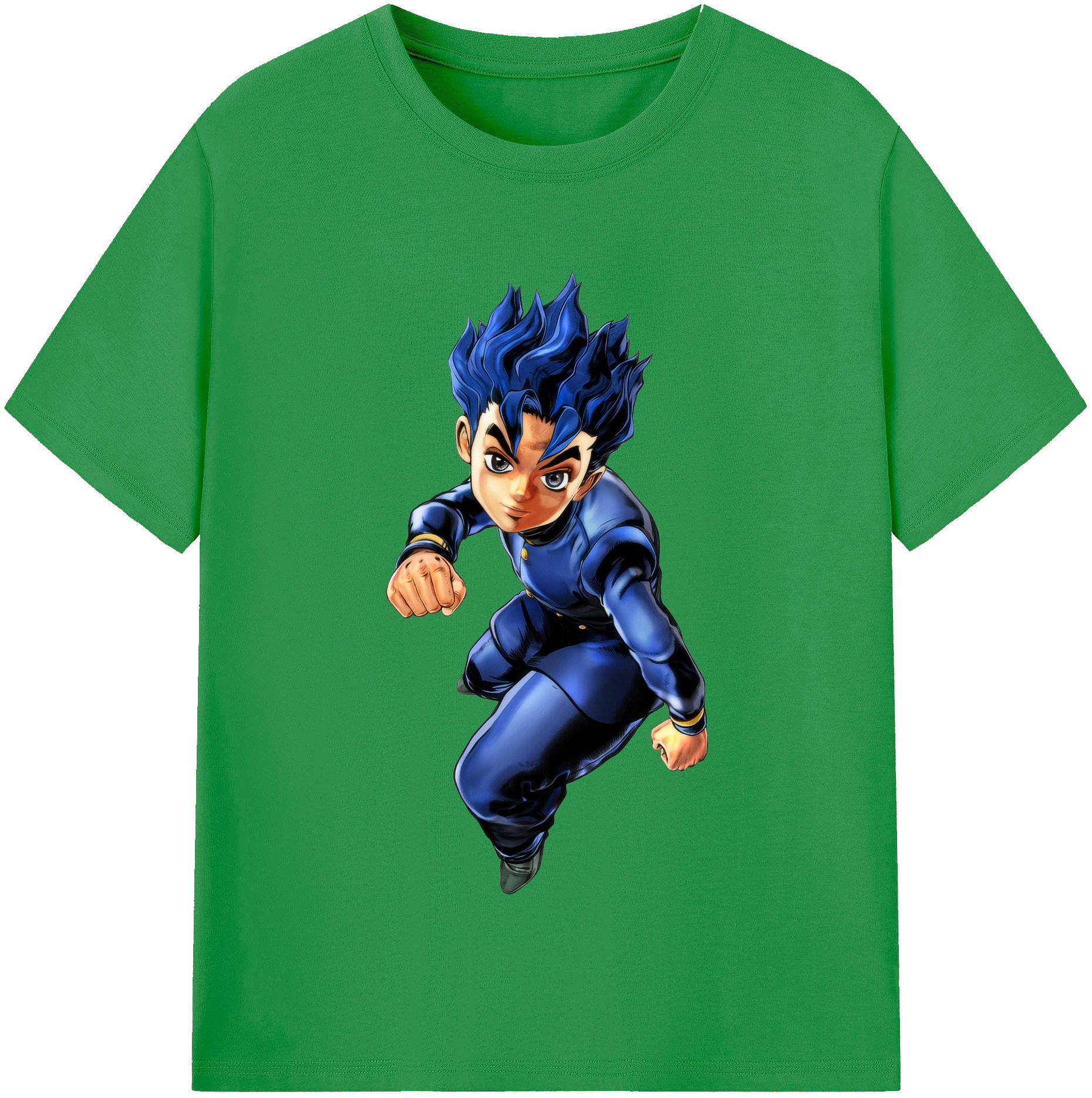 （画像用） ジョジョの奇妙な冒険 広瀨康一 JoJo's Bizarre Adventure Hirose Koichi レディースカジュアルプリントTシャツ（綿100％）