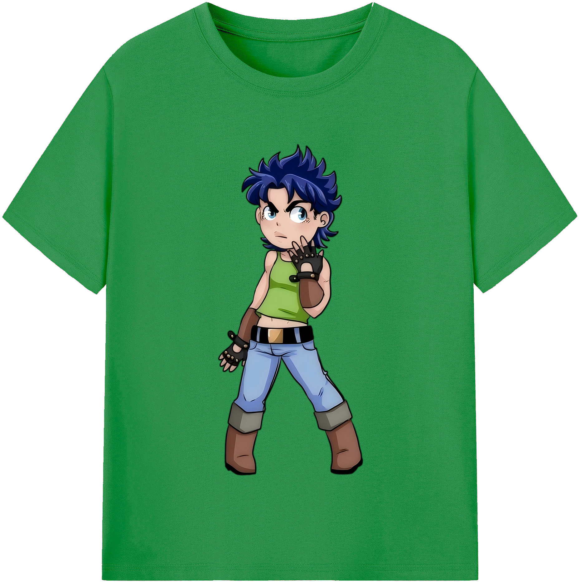 （画像用） ジョジョの奇妙な冒険 広瀨康一 JoJo's Bizarre Adventure Hirose Koichi レディースカジュアルプリントTシャツ（綿100％）
