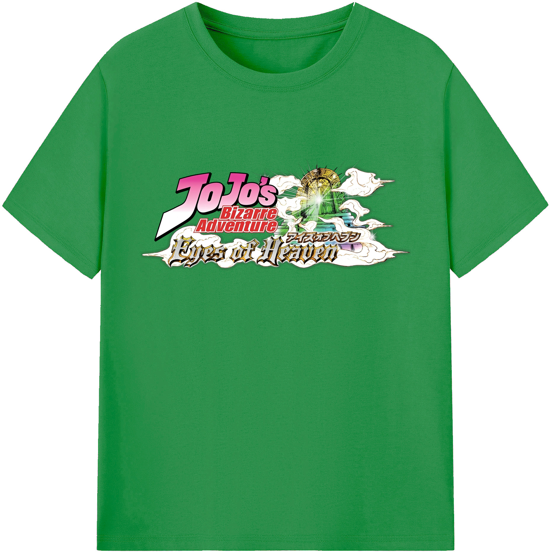 （画像用） ジョジョの奇妙な冒険 JoJo's Bizarre Adventure レディースカジュアルプリントTシャツ（綿100％）