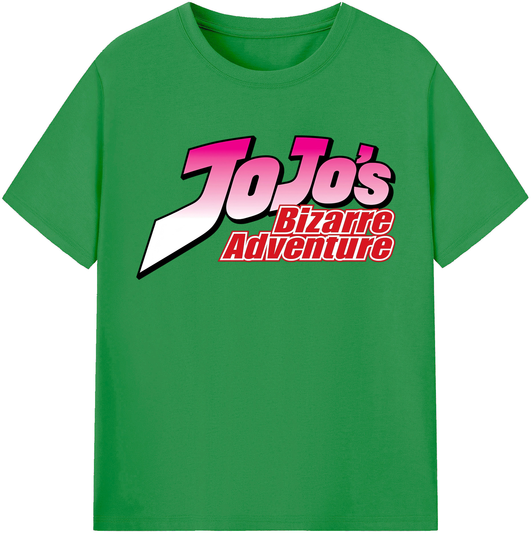（画像用） ジョジョの奇妙な冒険 JoJo's Bizarre Adventure レディースカジュアルプリントTシャツ（綿100％）