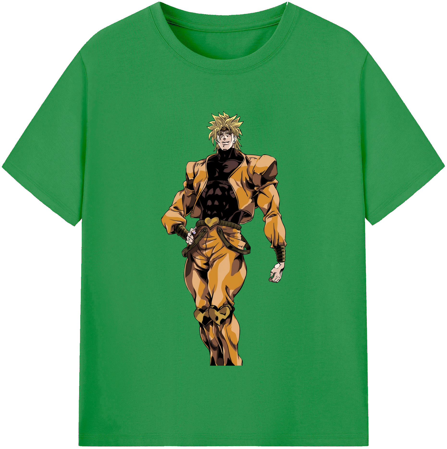 （画像用） ジョジョの奇妙な冒険 ディオ?ブランドー JoJo's Bizarre Adventure Dio Brando レディースカジュアルプリントTシャツ（綿100％）