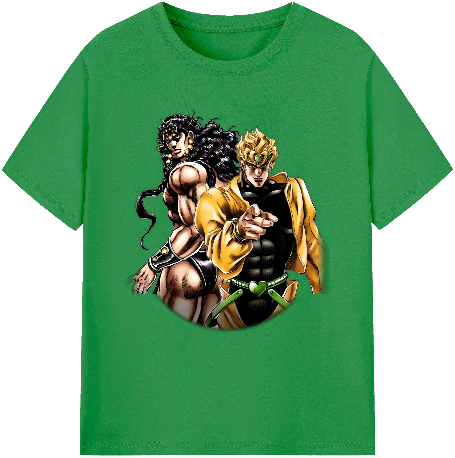 （画像用） ジョジョの奇妙な冒険 ディオ?ブランドー JoJo's Bizarre Adventure Dio Brando レディースカジュアルプリントTシャツ（綿100％）