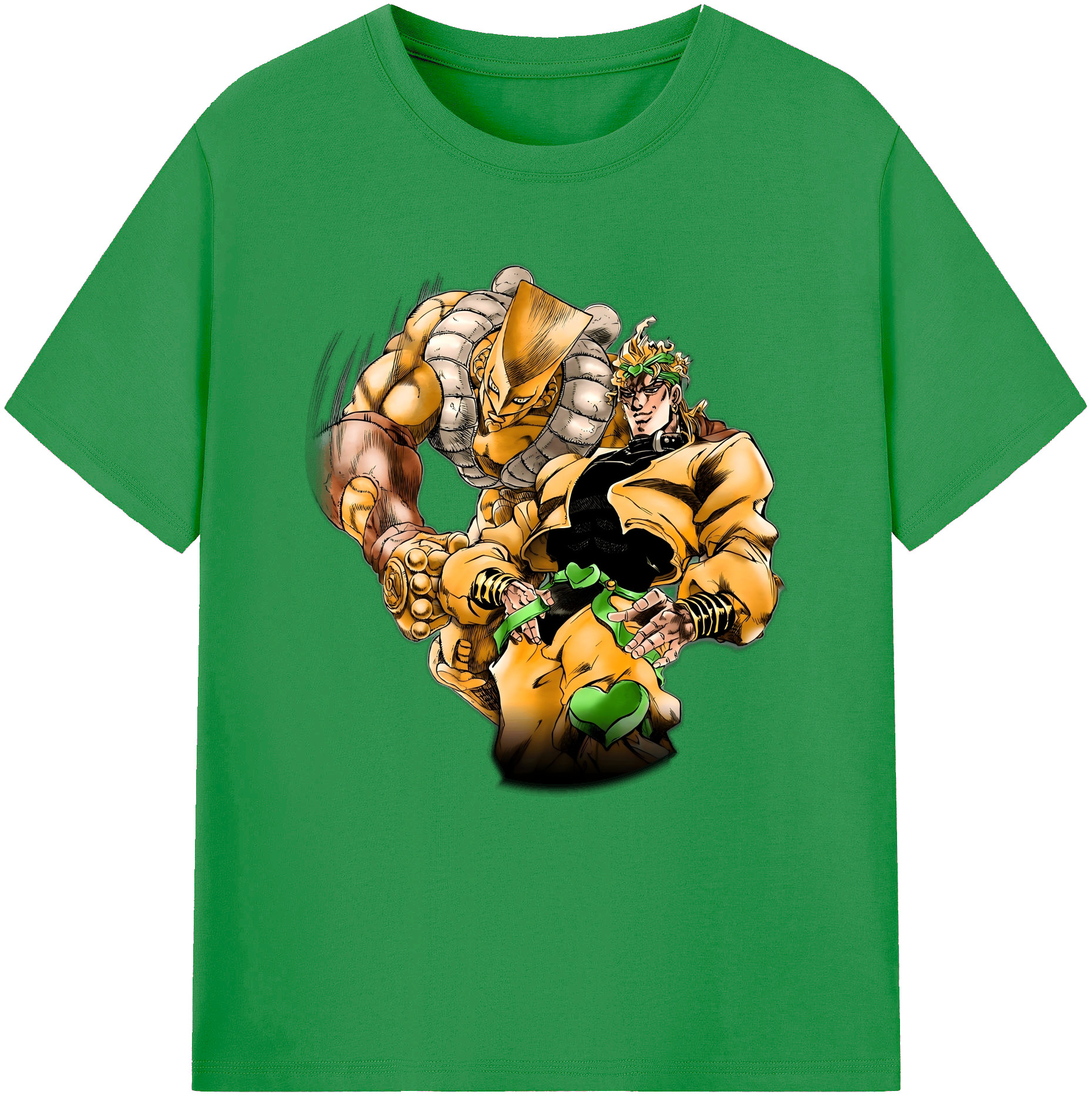 （画像用） ジョジョの奇妙な冒険 ディオ?ブランドー JoJo's Bizarre Adventure Dio Brando レディースカジュアルプリントTシャツ（綿100％）