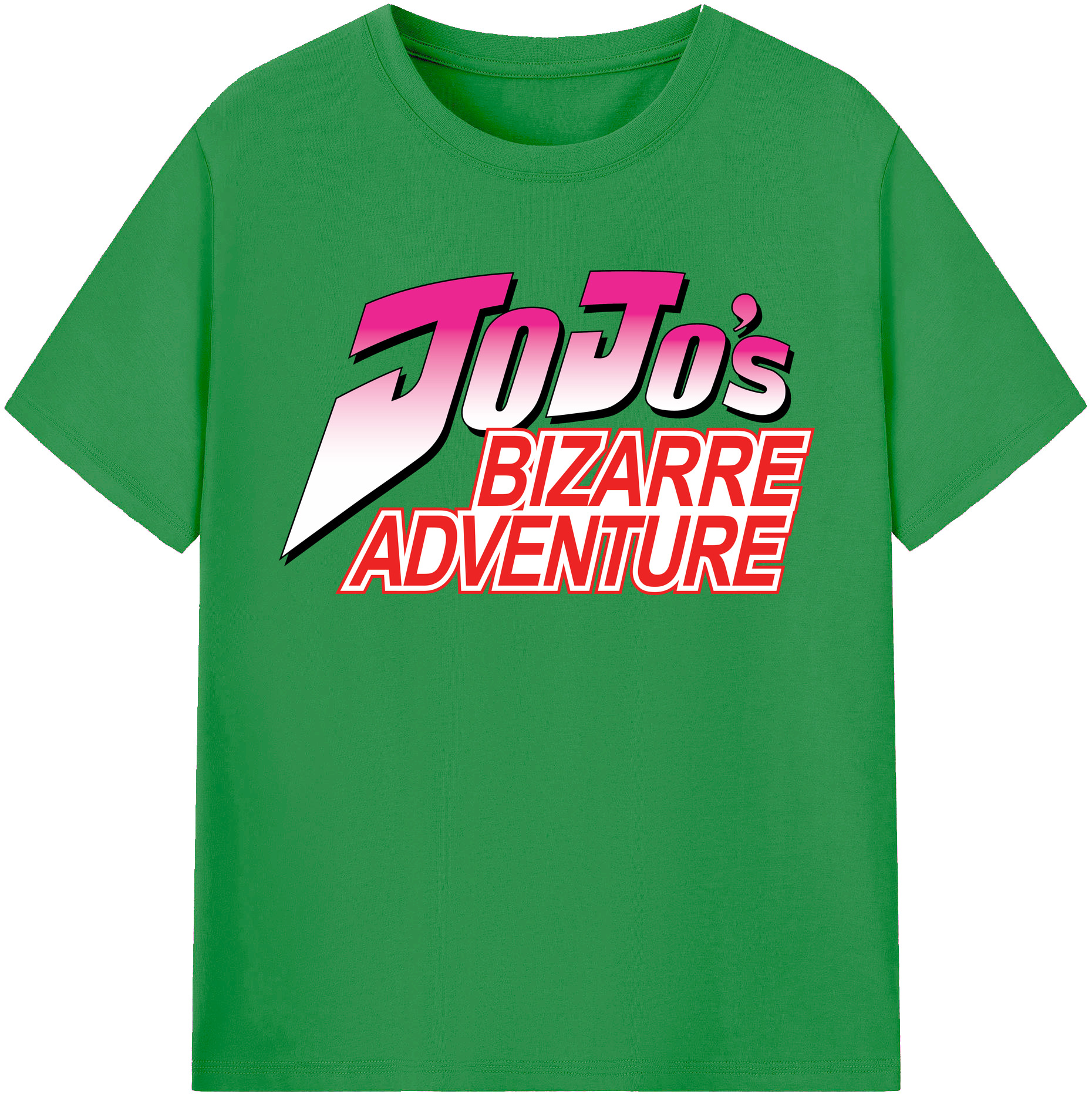 （画像用） ジョジョの奇妙な冒険 JoJo's Bizarre Adventure レディースカジュアルプリントTシャツ（綿100％）