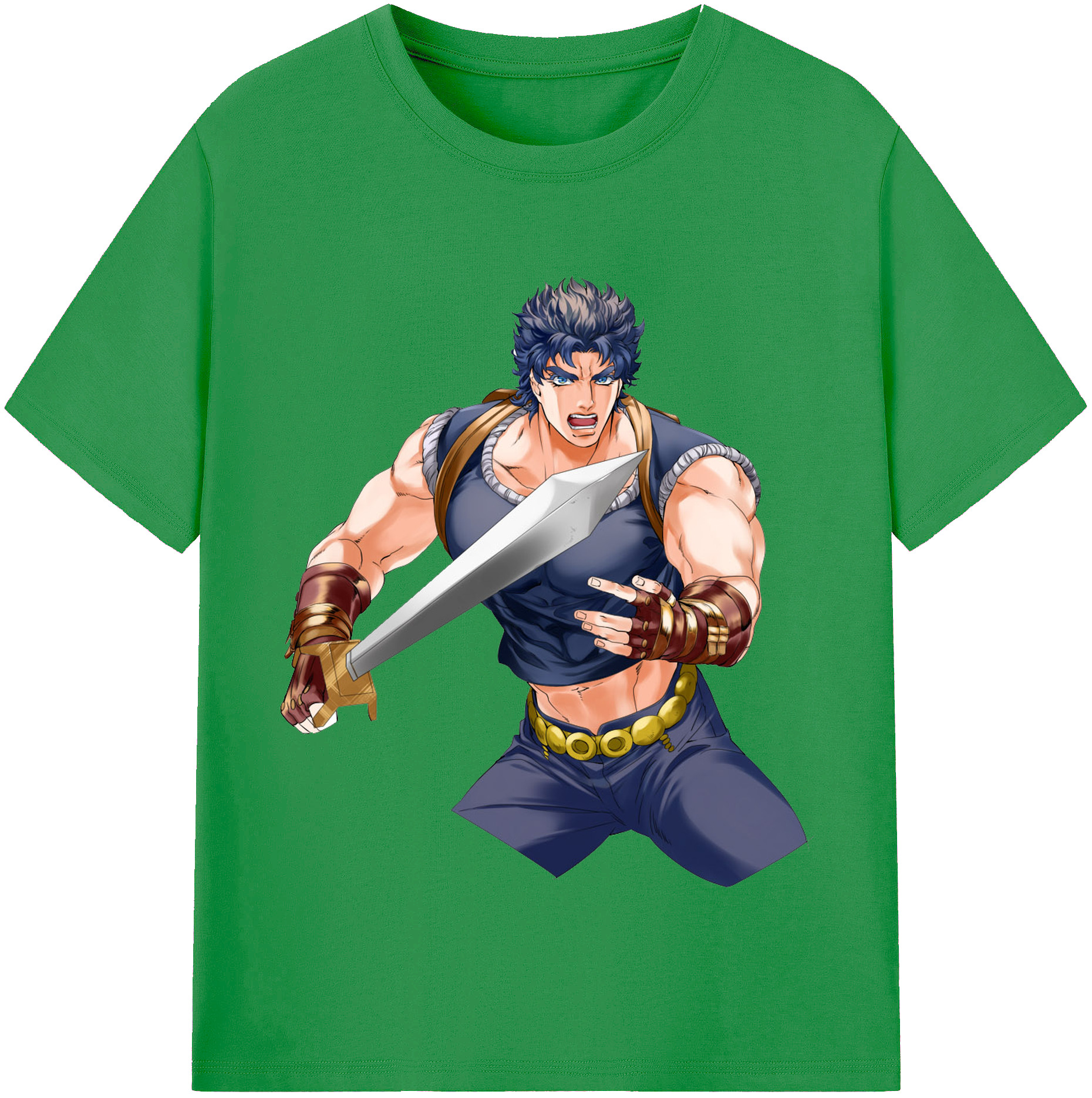 （画像用） ジョジョの奇妙な冒険 /ジョナサン?ジョースター JoJo's Bizarre Adventure Jonathan Joestar レディースカジュアルプリントTシャツ（綿100％）