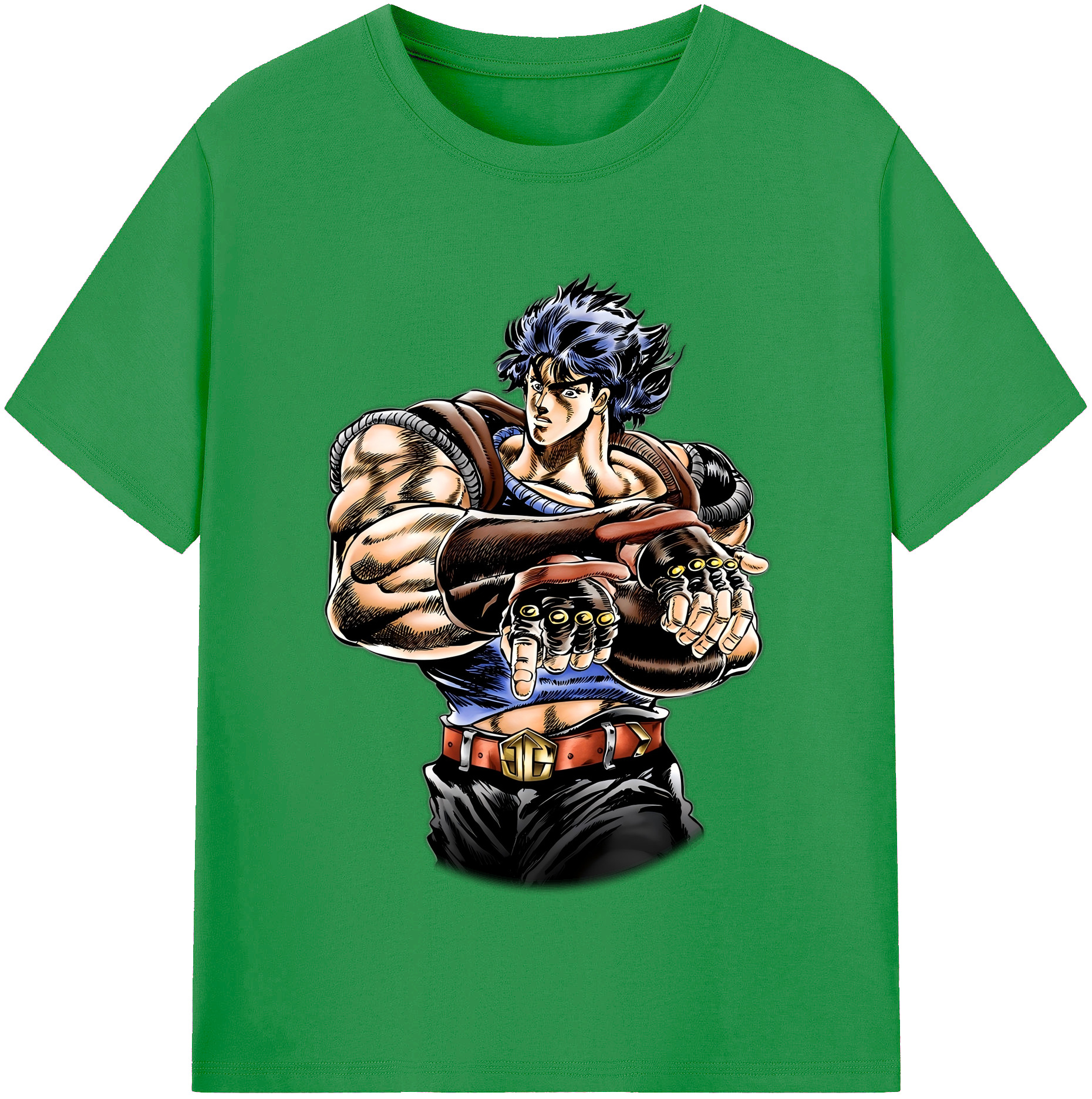 （画像用） ジョジョの奇妙な冒険 /ジョナサン?ジョースター JoJo's Bizarre Adventure Jonathan Joestar レディースカジュアルプリントTシャツ（綿100％）