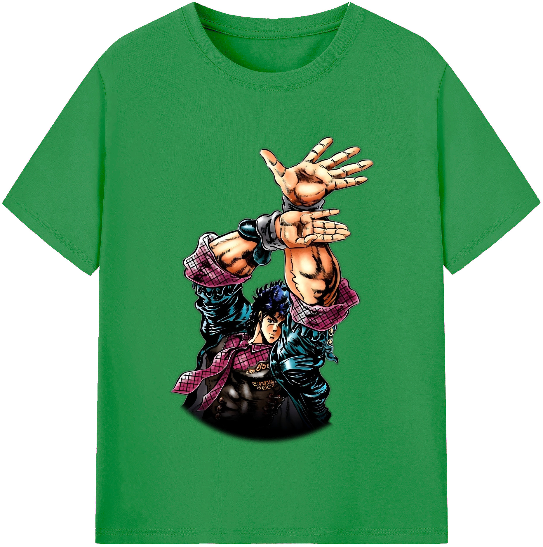 （画像用） ジョジョの奇妙な冒険 /ジョナサン?ジョースター JoJo's Bizarre Adventure Jonathan Joestar レディースカジュアルプリントTシャツ（綿100％）