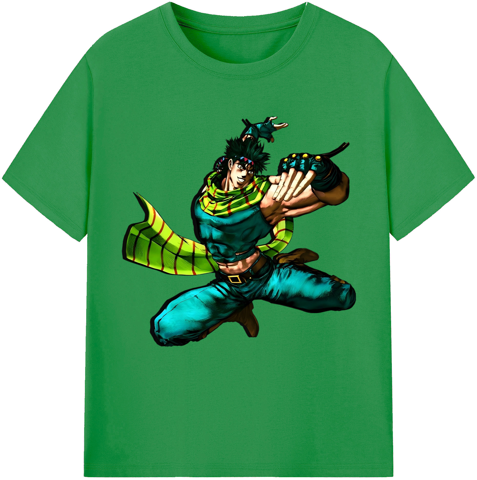 （画像用） ジョジョの奇妙な冒険 ジョセフ?ジョースター JoJo's Bizarre Adventure Joseph Joestar レディースカジュアルプリントTシャツ（綿100％）