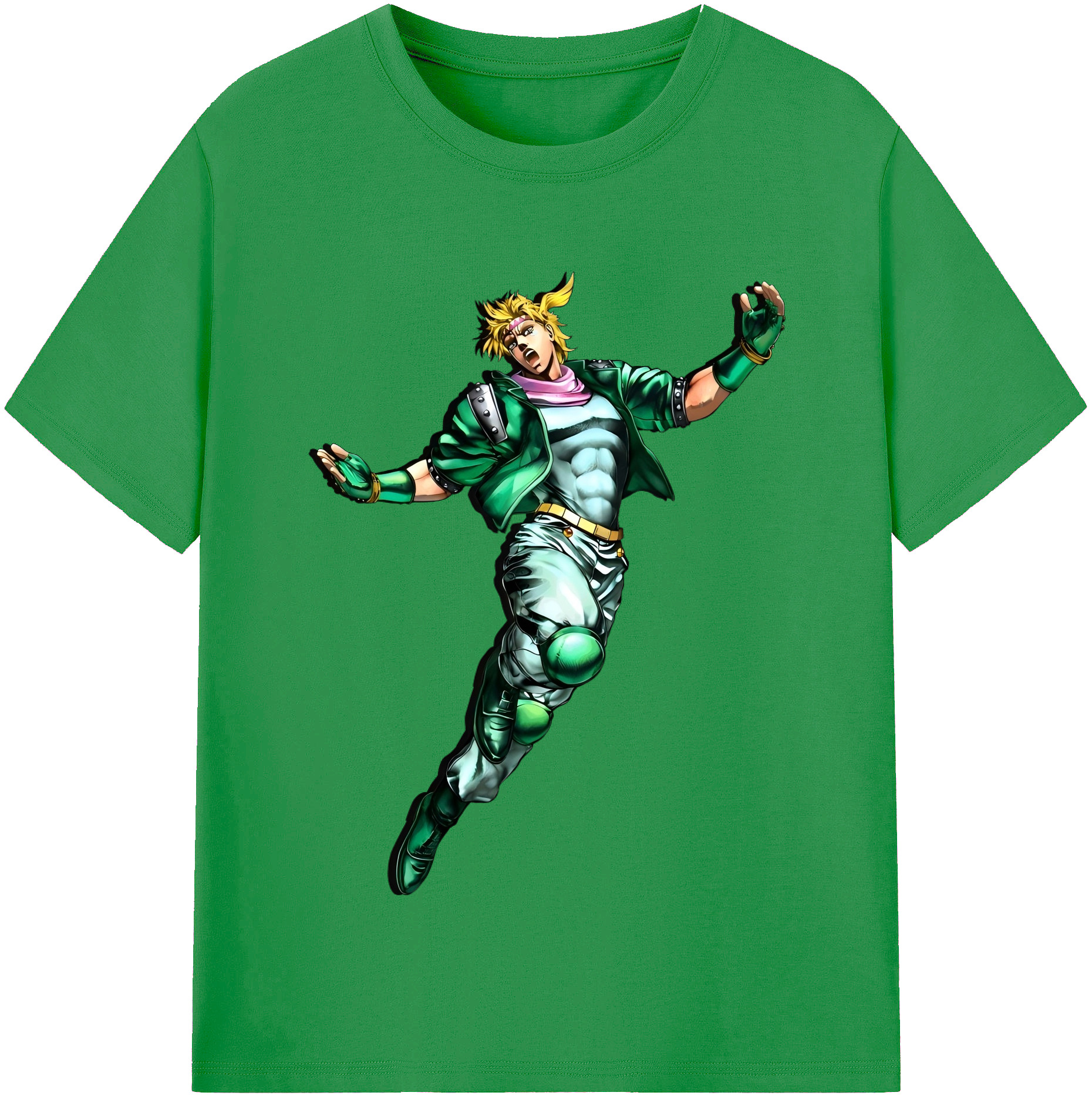 （画像用） ジョジョの奇妙な冒険 ディオ?ブランドー JoJo's Bizarre Adventure Dio Brando レディースカジュアルプリントTシャツ（綿100％）