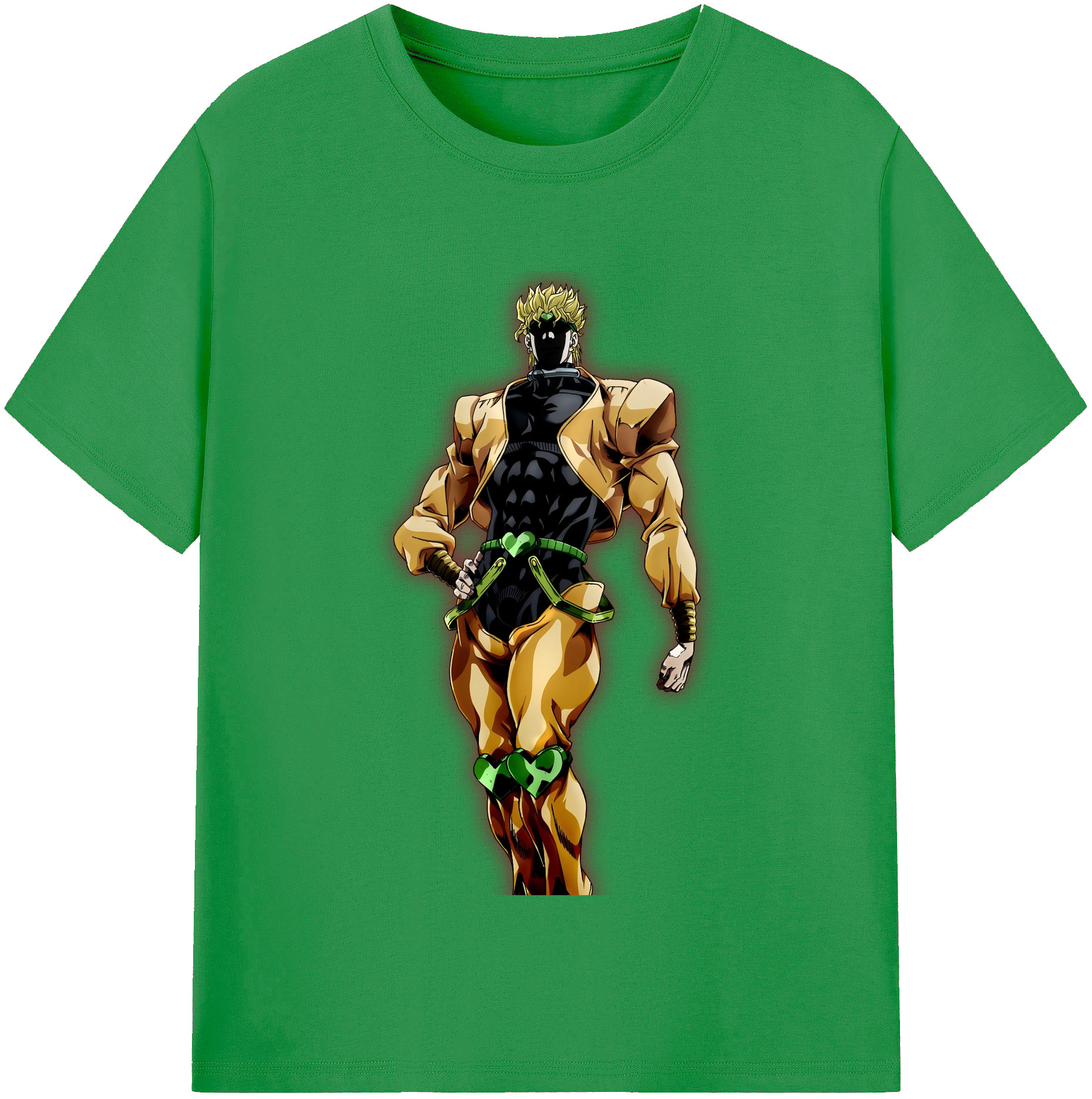 （画像用） ジョジョの奇妙な冒険 ディオ?ブランドー JoJo's Bizarre Adventure Dio Brando レディースカジュアルプリントTシャツ（綿100％）