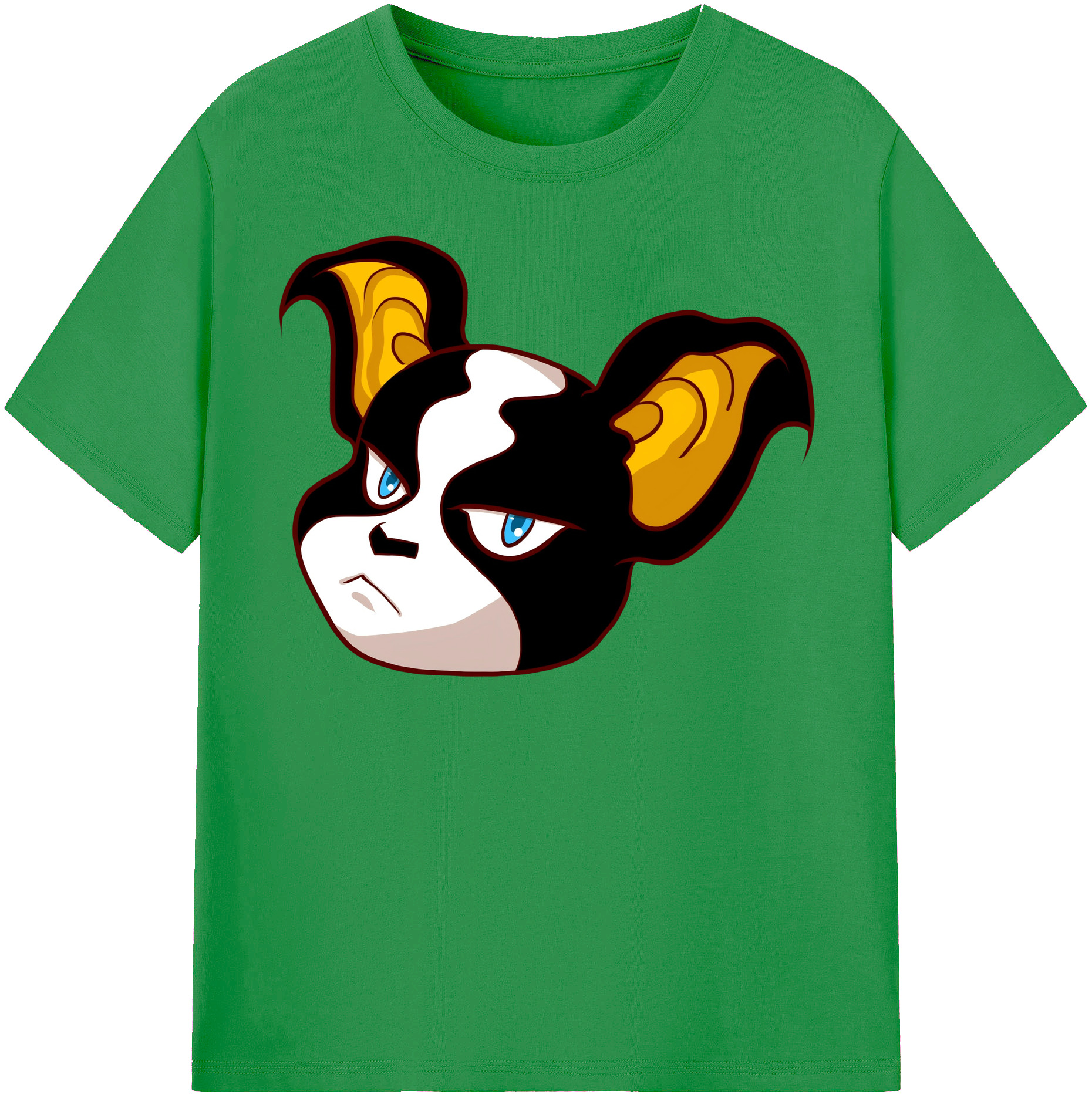 （画像用） ジョジョの奇妙な冒険 イギー JoJo's Bizarre Adventure Iggy レディースカジュアルプリントTシャツ（綿100％）