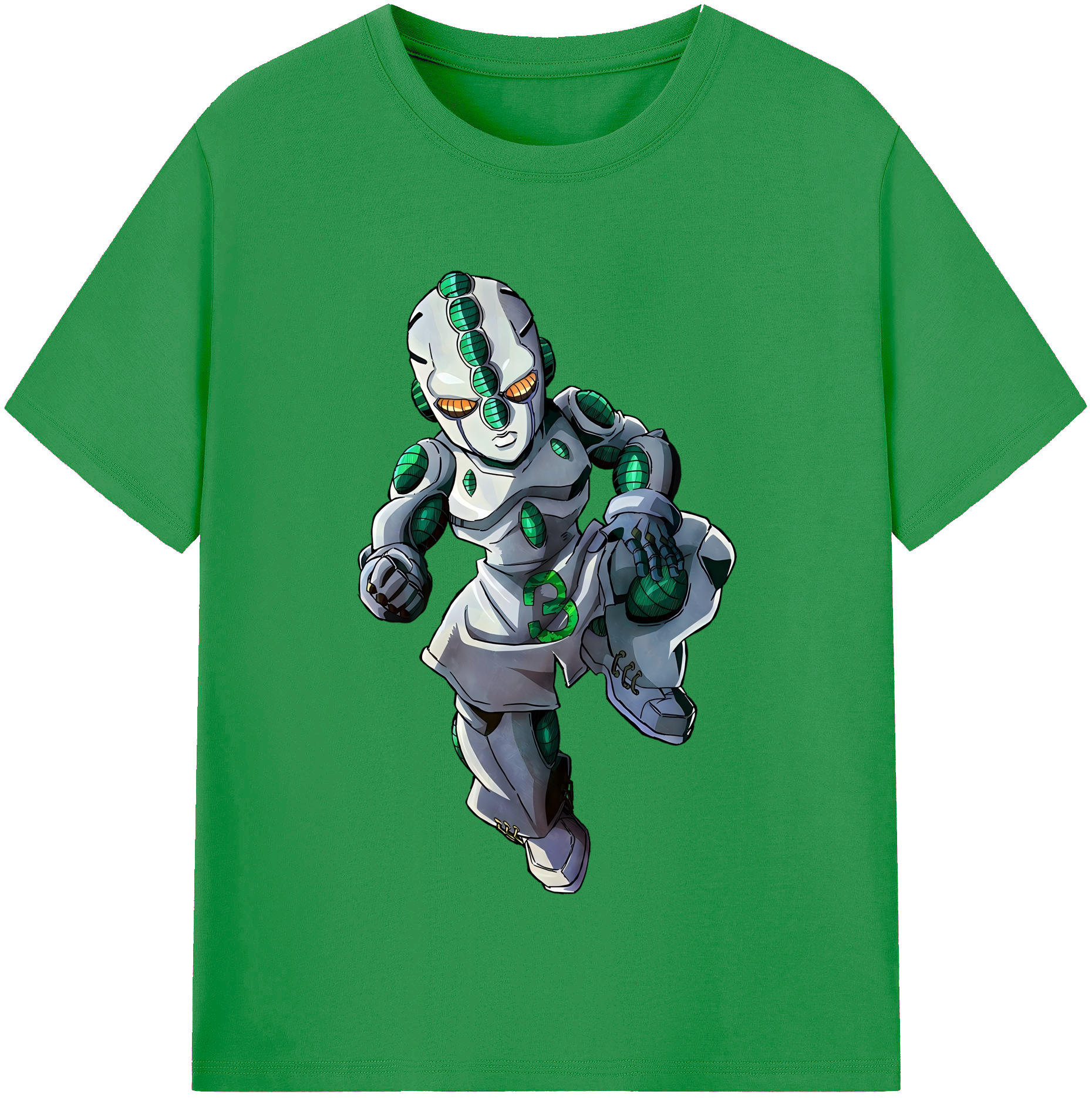 （画像用） ジョジョの奇妙な冒険 広瀨康一 JoJo's Bizarre Adventure Hirose Koichi レディースカジュアルプリントTシャツ（綿100％）
