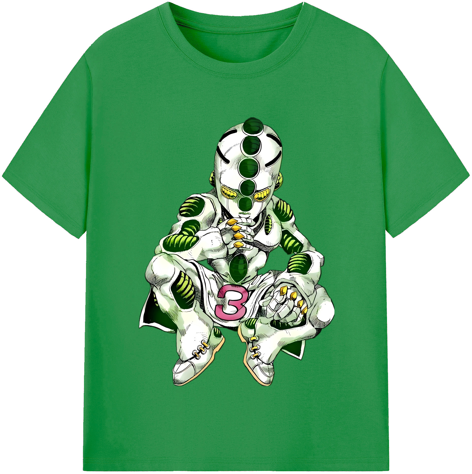 （画像用） ジョジョの奇妙な冒険 広瀨康一 JoJo's Bizarre Adventure Hirose Koichi レディースカジュアルプリントTシャツ（綿100％）