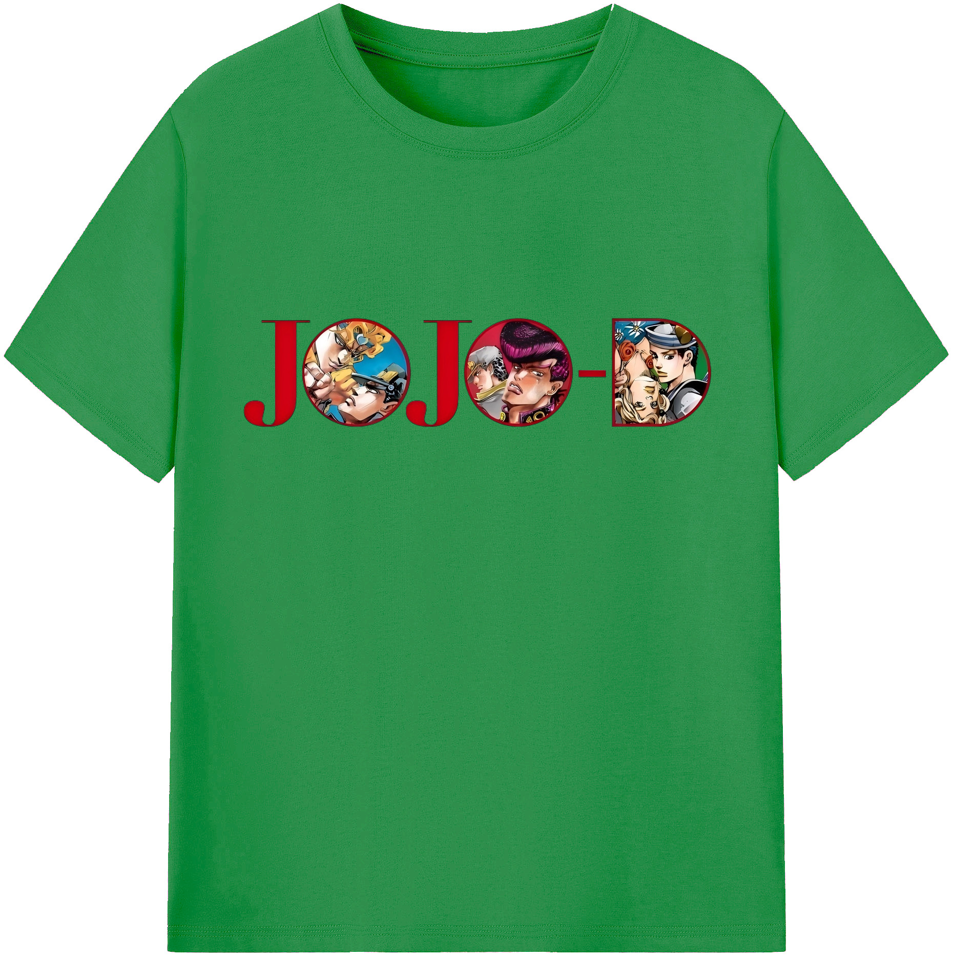 （画像用） ジョジョの奇妙な冒険 JoJo's Bizarre Adventure レディースカジュアルプリントTシャツ（綿100％）