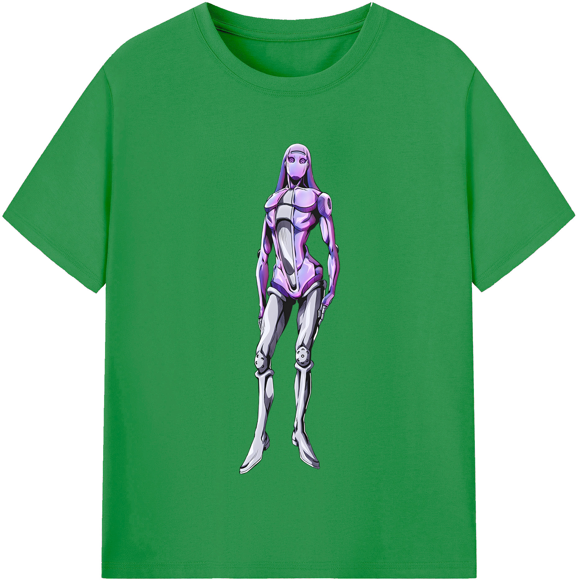 （画像用） ジョジョの奇妙な冒険 JoJo's Bizarre Adventure レディースカジュアルプリントTシャツ（綿100％）