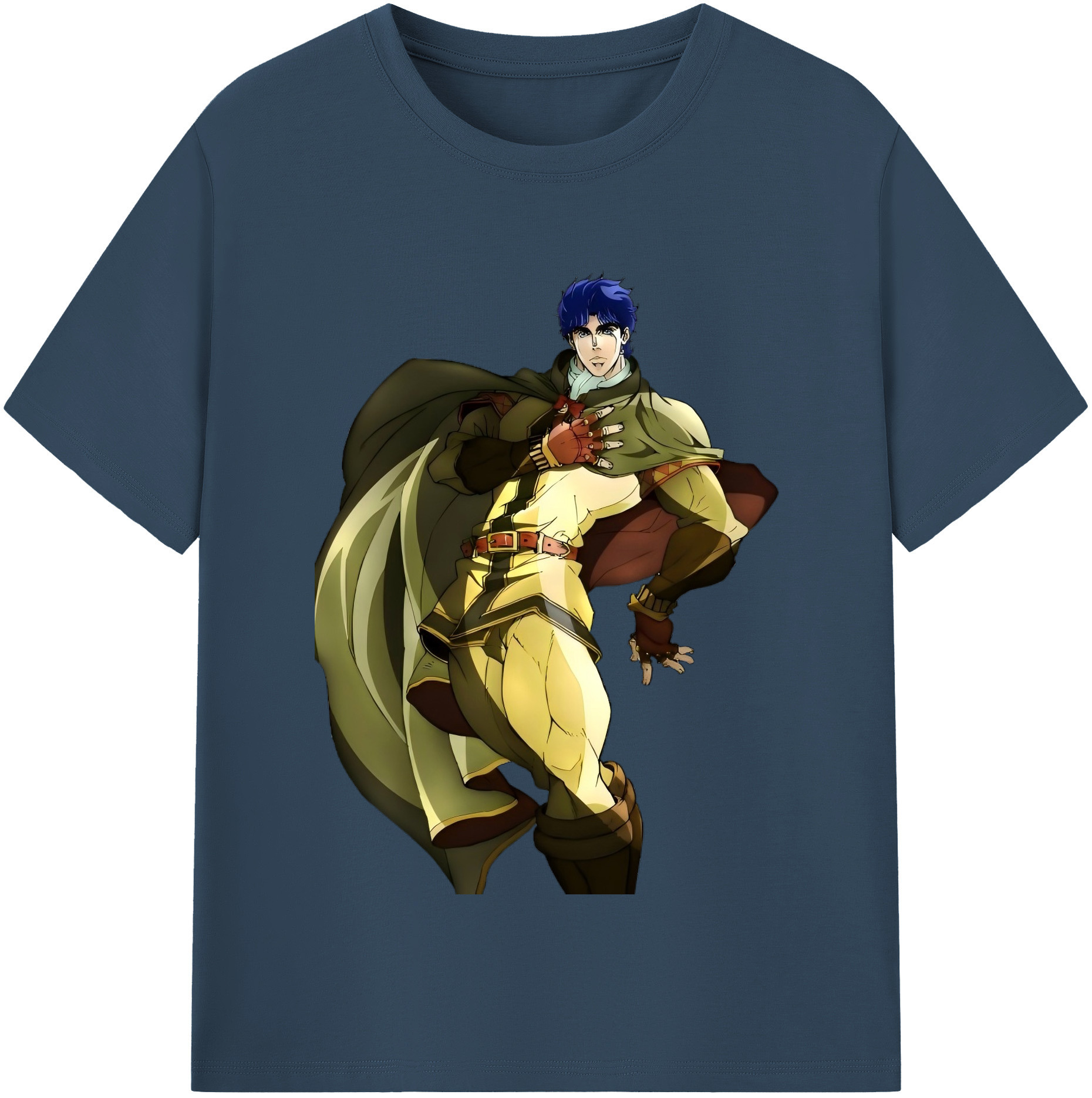 （画像用） ジョジョの奇妙な冒険 /ジョナサン?ジョースター JoJo's Bizarre Adventure Jonathan Joestar レディースカジュアルプリントTシャツ（綿100％）