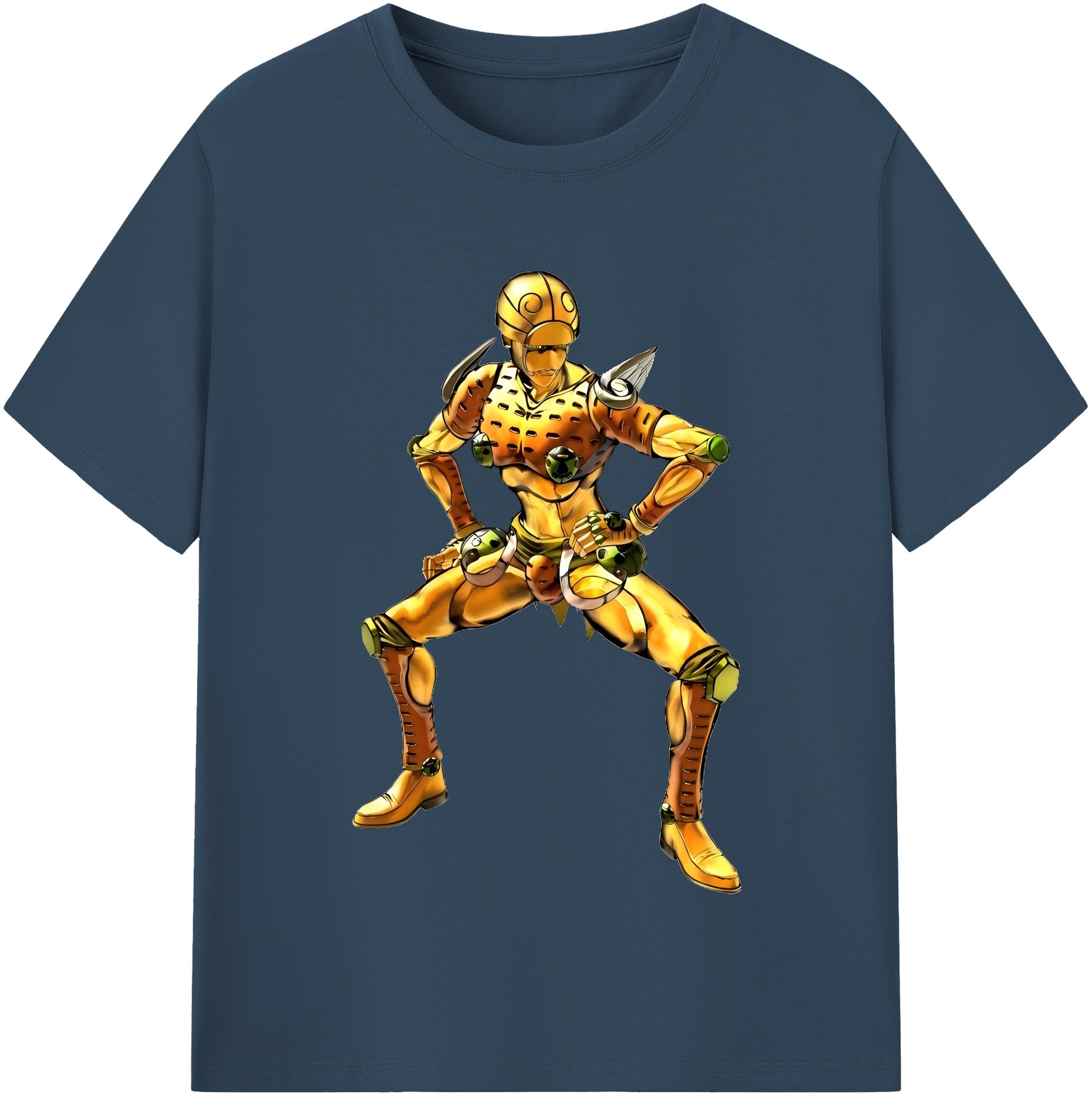 （画像用） ジョジョの奇妙な冒険 ジョルノ?ジョバァーナ JoJo's Bizarre Adventure Giorno Giovanna レディースカジュアルプリントTシャツ（綿100％）