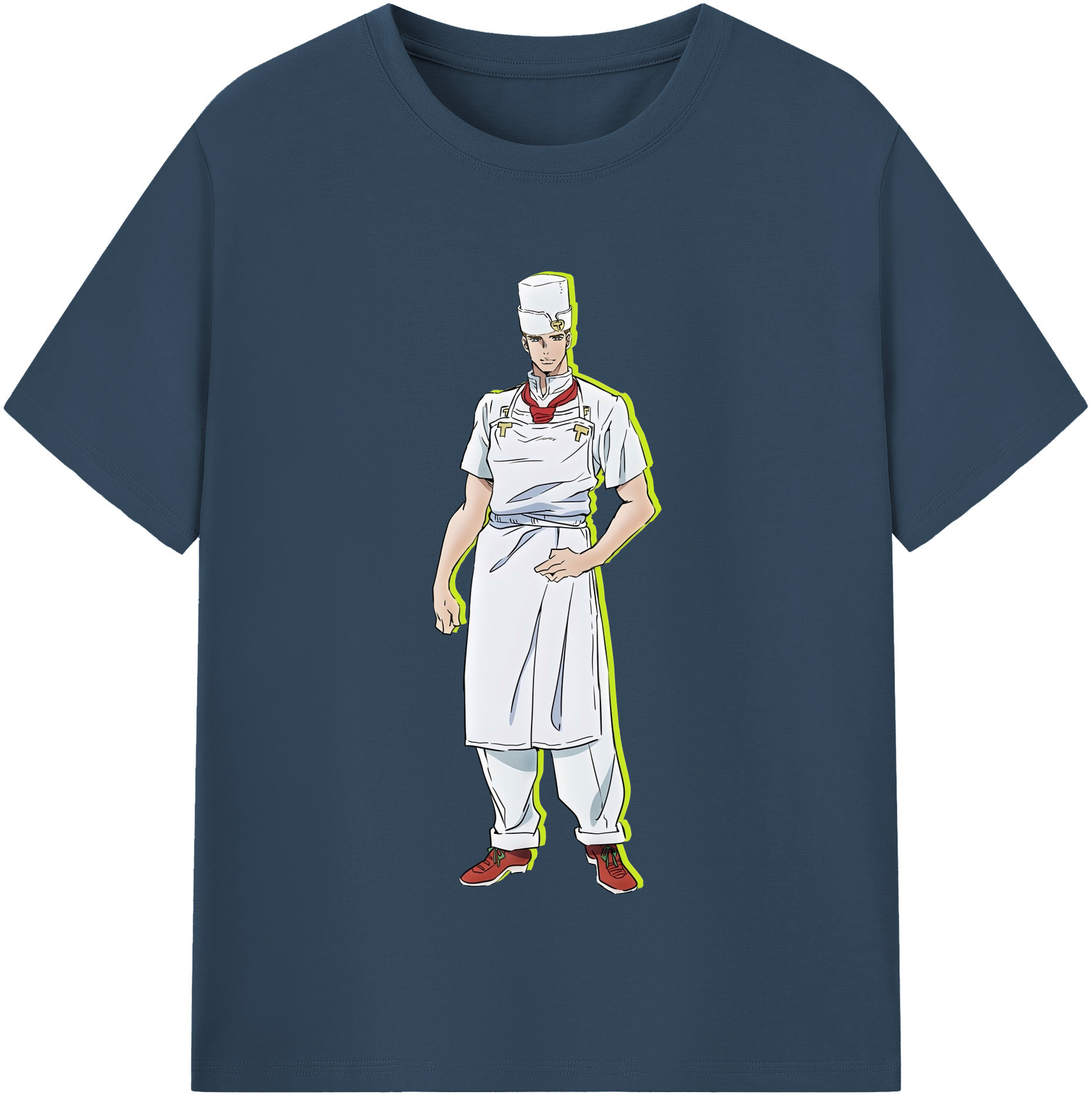 （画像用） ジョジョの奇妙な冒険 Tonio Trussardi JoJo's Bizarre Adventure トニオ?トラッサルディ レディースカジュアルプリントTシャツ（綿100％）