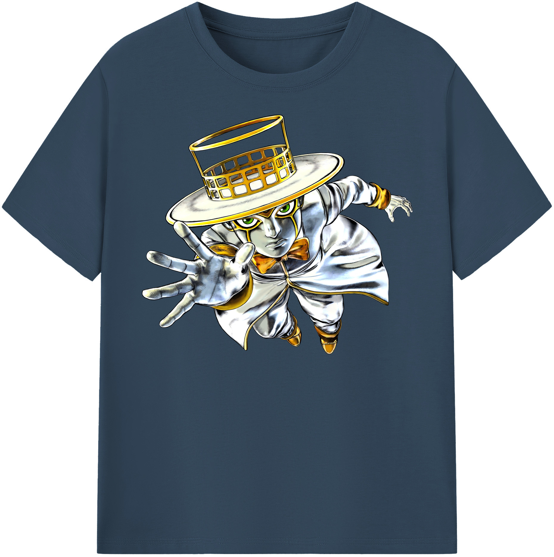 （画像用） ジョジョの奇妙な冒険 岸辺 露伴（きしべ ろはん） JoJo's Bizarre Adventure Rohan Kishibe レディースカジュアルプリントTシャツ（綿100％）