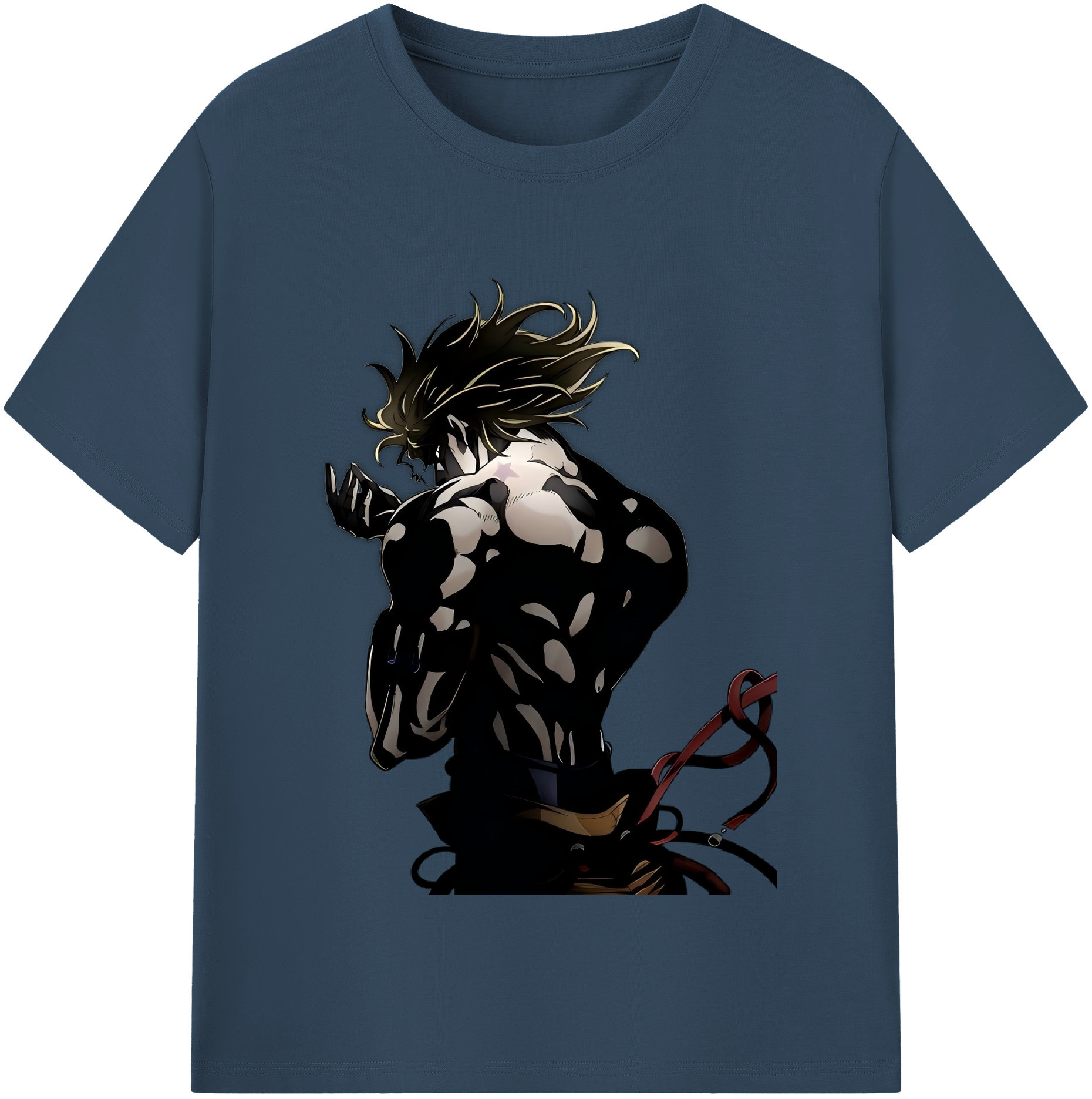 （画像用） ジョジョの奇妙な冒険 ディオ?ブランドー JoJo's Bizarre Adventure Dio Brando レディースカジュアルプリントTシャツ（綿100％）
