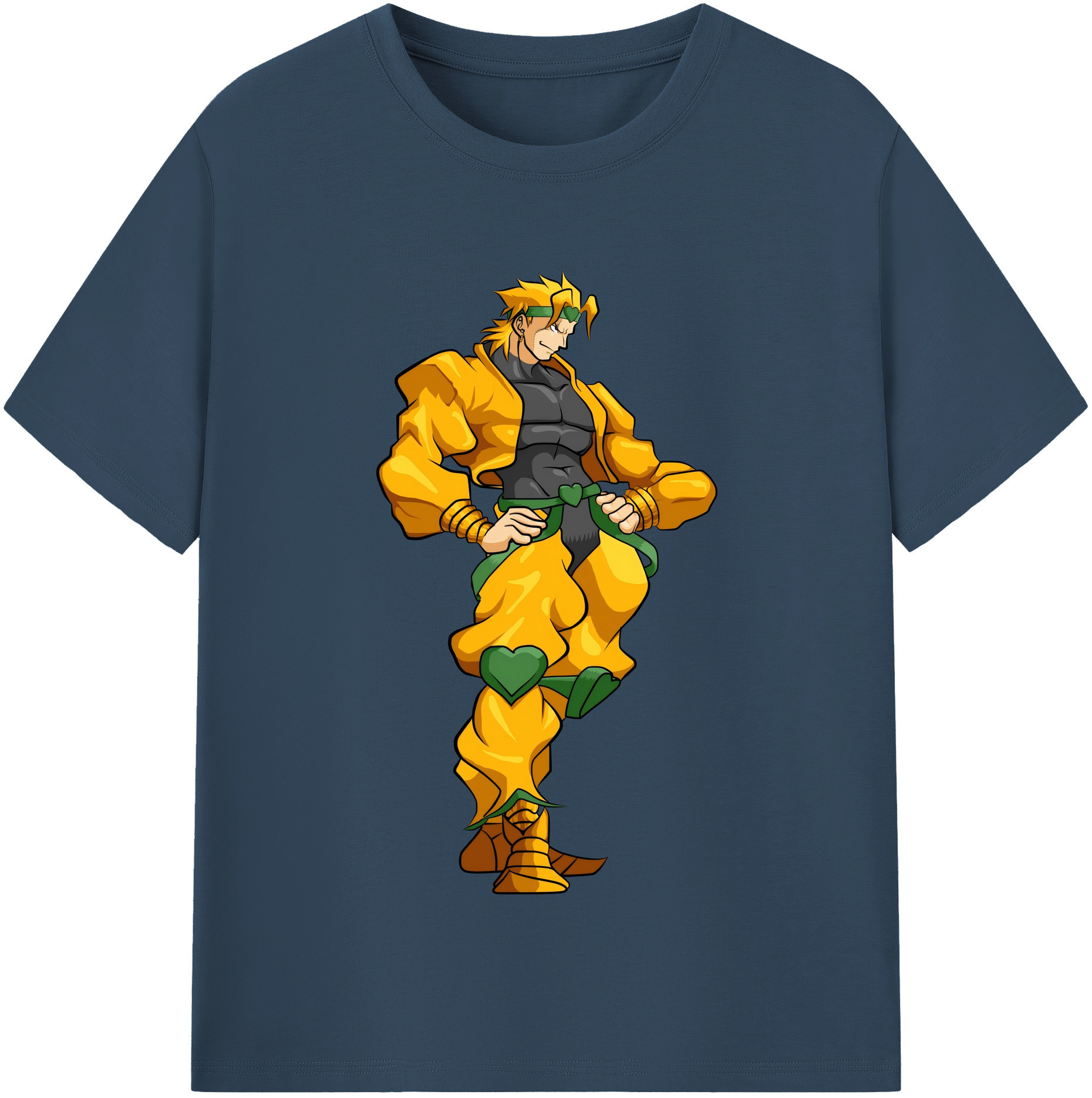 （画像用） ジョジョの奇妙な冒険 ディオ?ブランドー JoJo's Bizarre Adventure Dio Brando レディースカジュアルプリントTシャツ（綿100％）