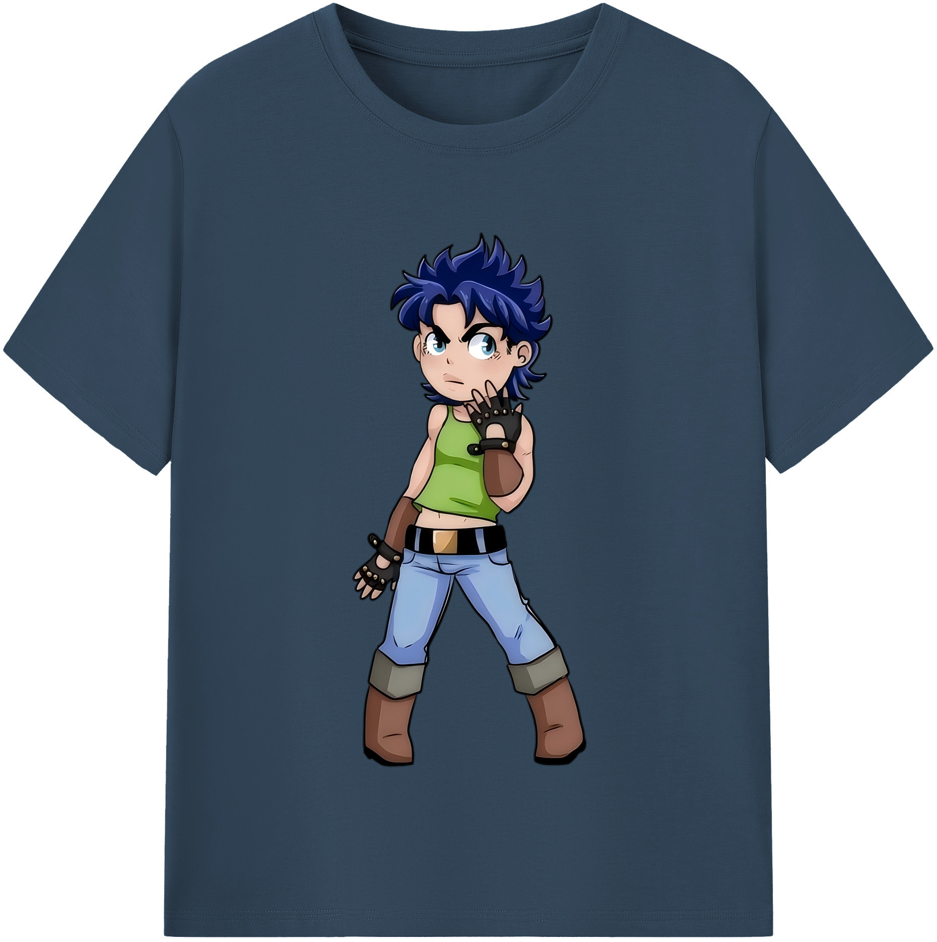 （画像用） ジョジョの奇妙な冒険 広瀨康一 JoJo's Bizarre Adventure Hirose Koichi レディースカジュアルプリントTシャツ（綿100％）
