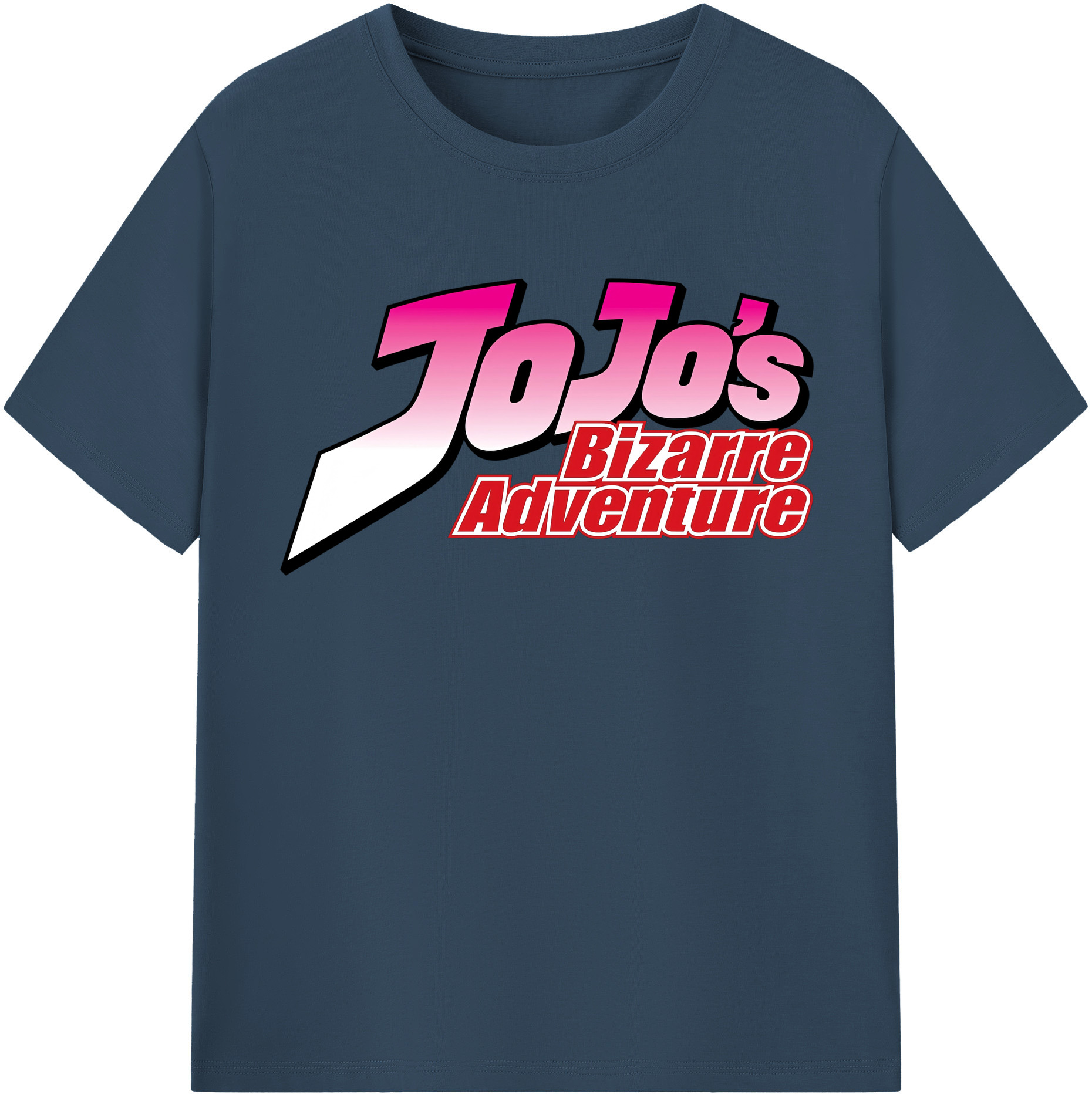 （画像用） ジョジョの奇妙な冒険 JoJo's Bizarre Adventure レディースカジュアルプリントTシャツ（綿100％）