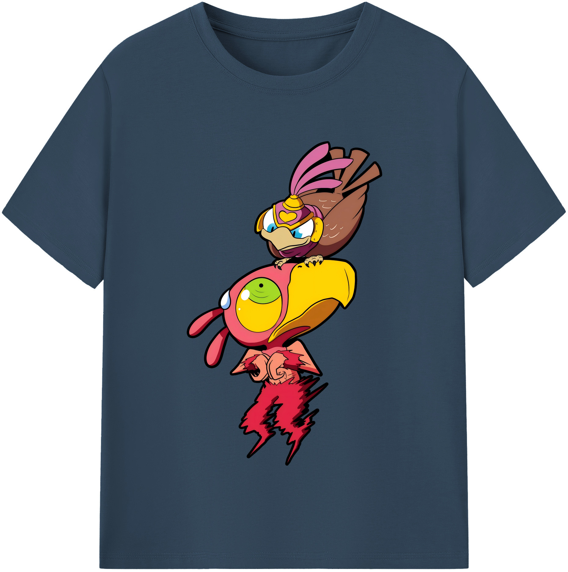 （画像用） ジョジョの奇妙な冒険 JoJo's Bizarre Adventure レディースカジュアルプリントTシャツ（綿100％）