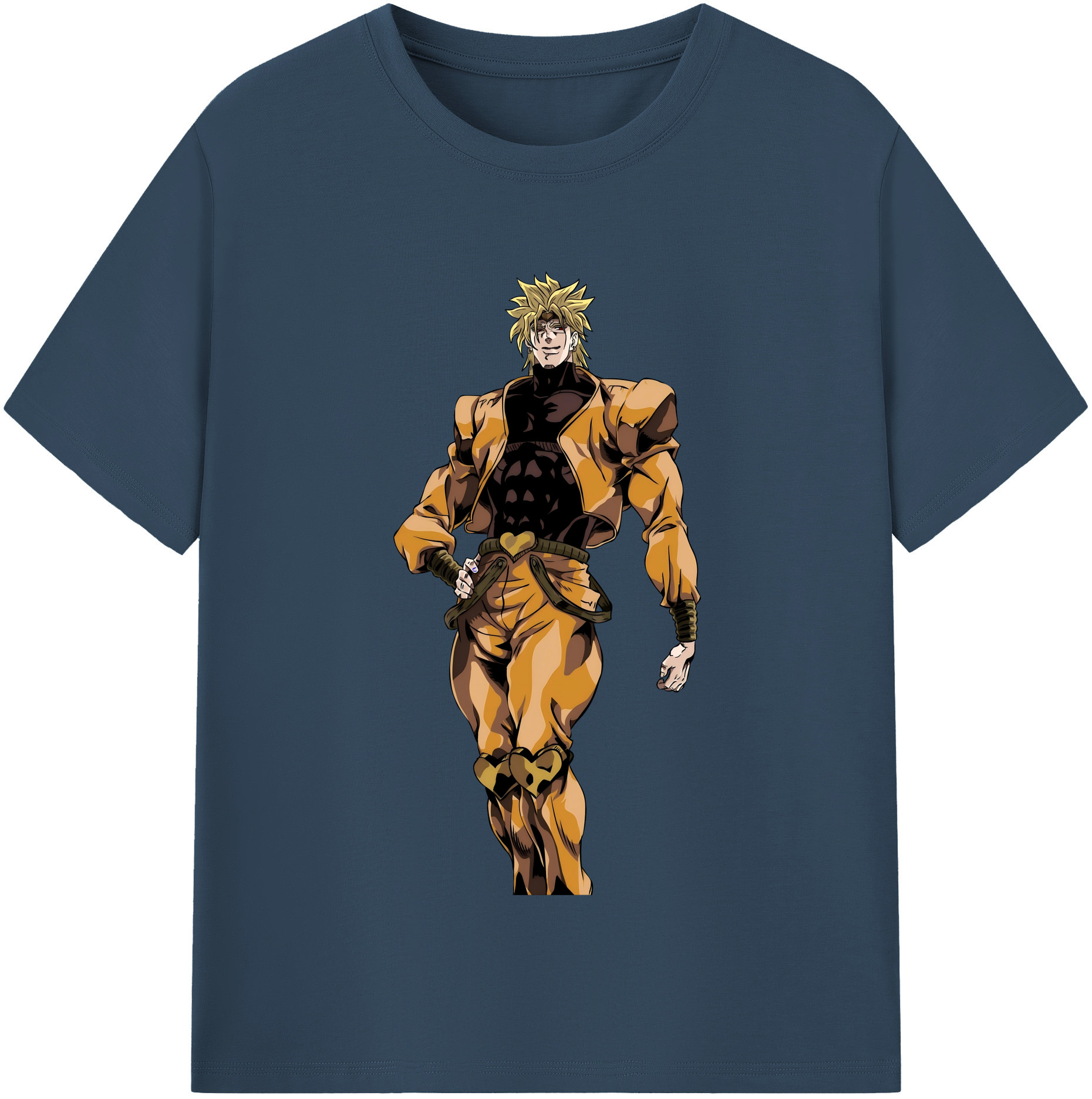 （画像用） ジョジョの奇妙な冒険 ディオ?ブランドー JoJo's Bizarre Adventure Dio Brando レディースカジュアルプリントTシャツ（綿100％）