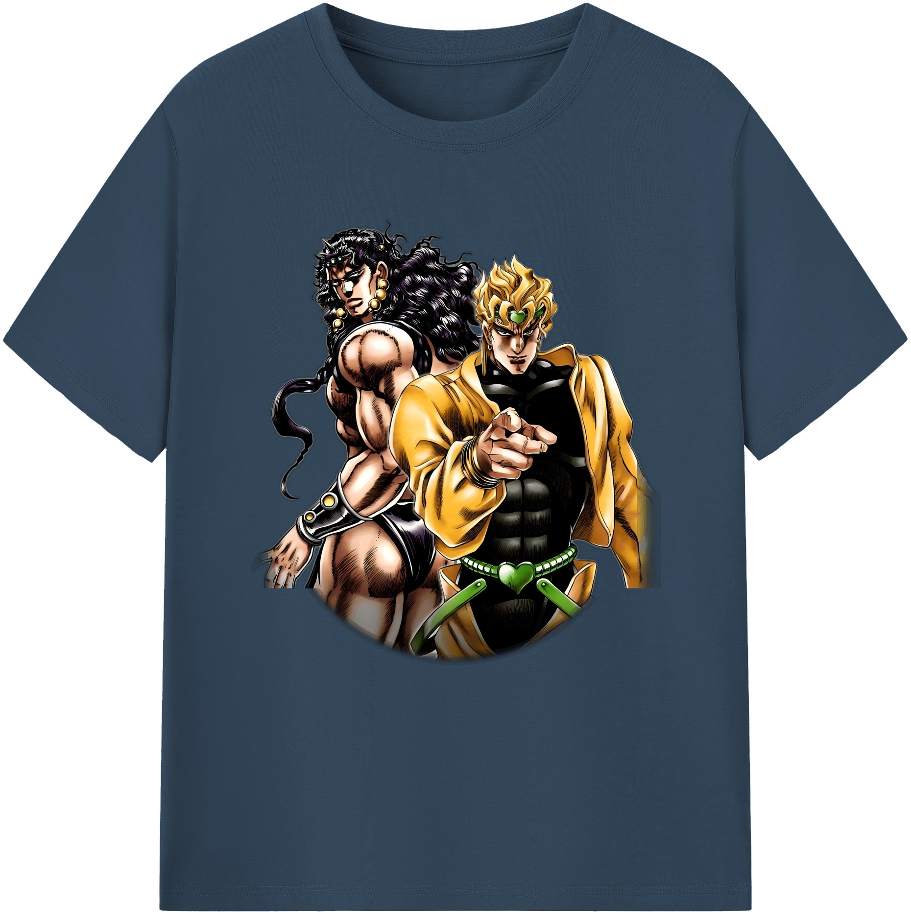 （画像用） ジョジョの奇妙な冒険 ディオ?ブランドー JoJo's Bizarre Adventure Dio Brando レディースカジュアルプリントTシャツ（綿100％）