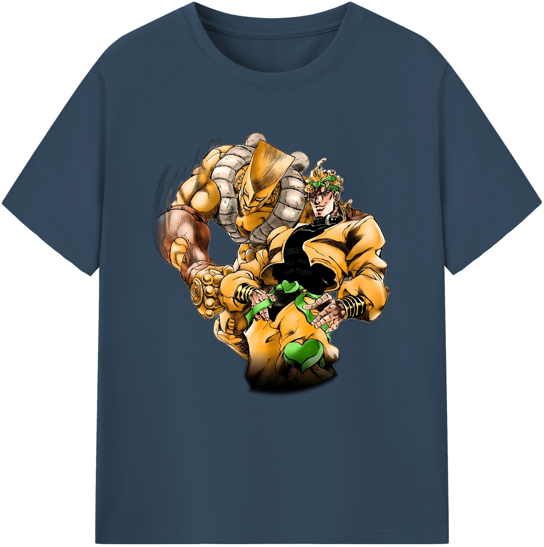 （画像用） ジョジョの奇妙な冒険 ディオ?ブランドー JoJo's Bizarre Adventure Dio Brando レディースカジュアルプリントTシャツ（綿100％）