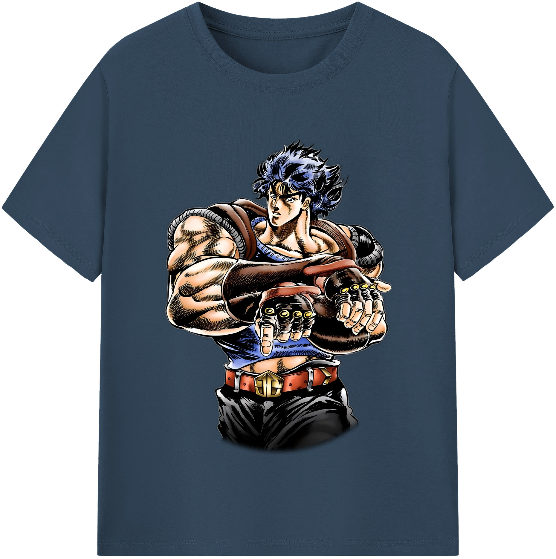 （画像用） ジョジョの奇妙な冒険 /ジョナサン?ジョースター JoJo's Bizarre Adventure Jonathan Joestar レディースカジュアルプリントTシャツ（綿100％）