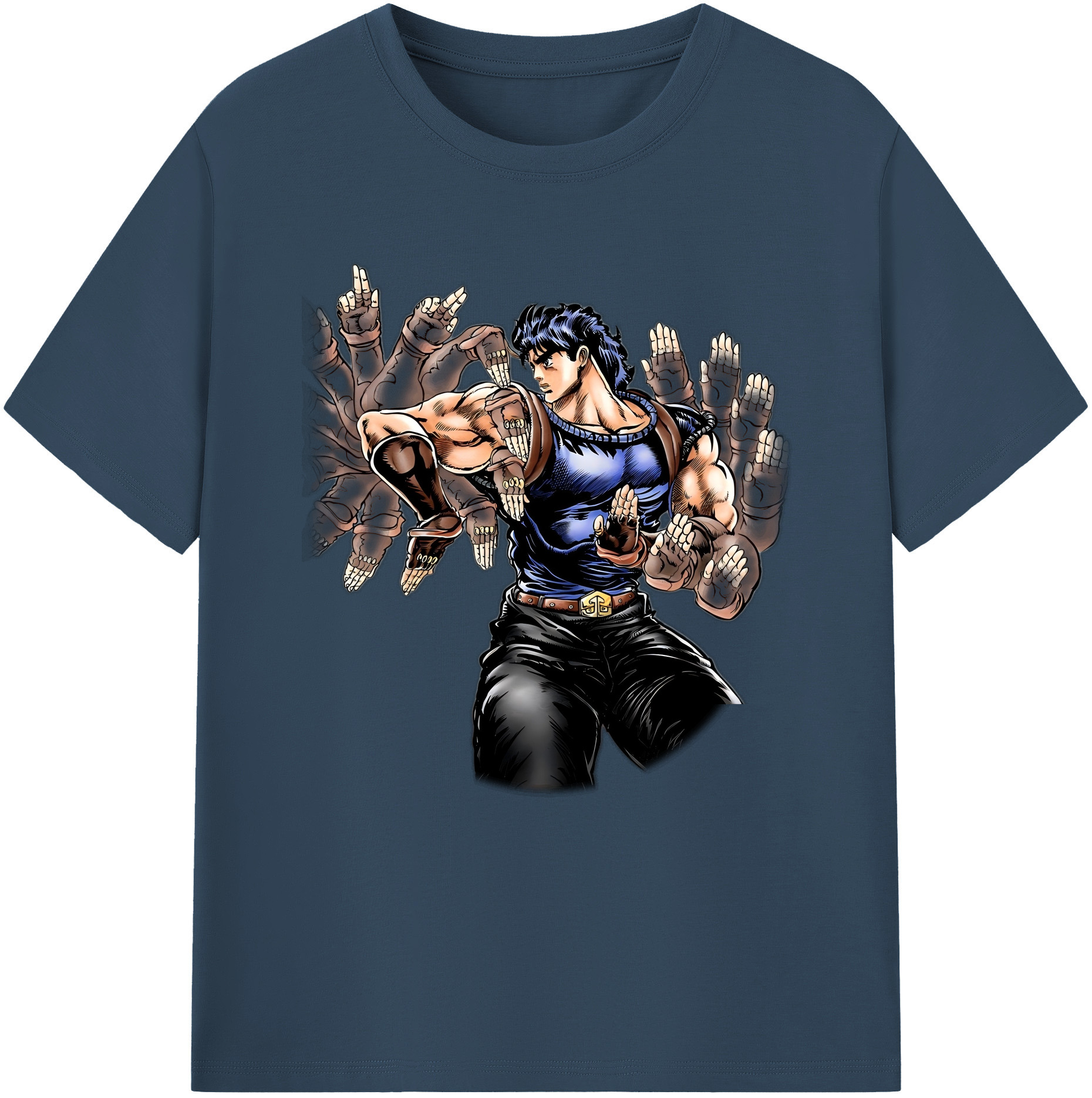 （画像用） ジョジョの奇妙な冒険 /ジョナサン?ジョースター JoJo's Bizarre Adventure Jonathan Joestar レディースカジュアルプリントTシャツ（綿100％）