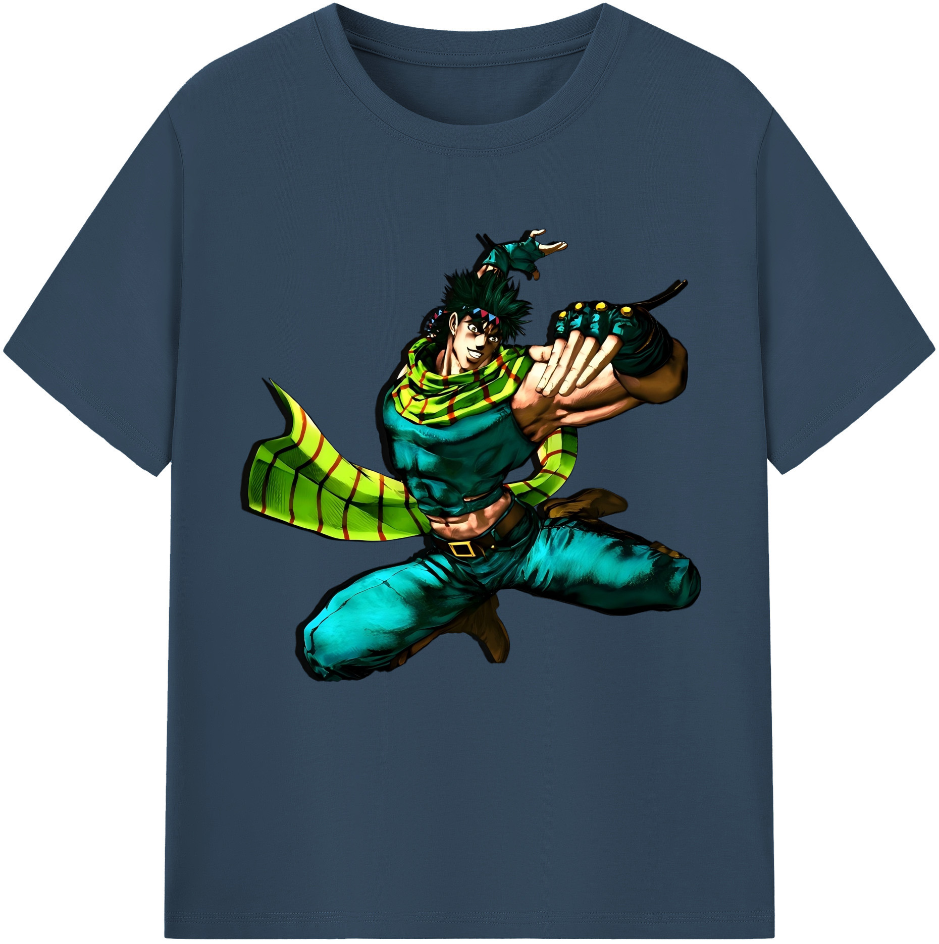 （画像用） ジョジョの奇妙な冒険 ジョセフ?ジョースター JoJo's Bizarre Adventure Joseph Joestar レディースカジュアルプリントTシャツ（綿100％）