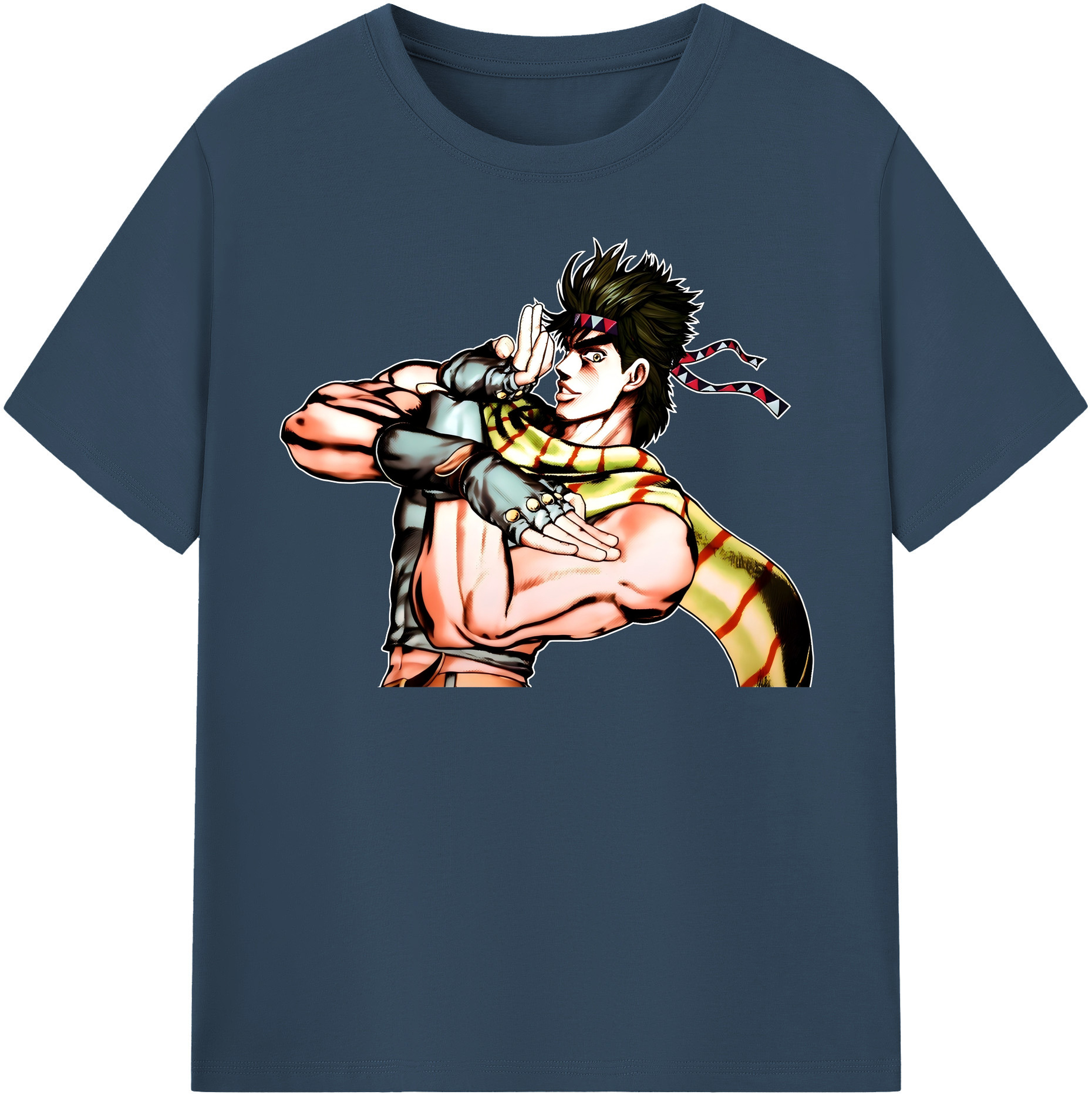 （画像用） ジョジョの奇妙な冒険 ジョセフ?ジョースター JoJo's Bizarre Adventure Joseph Joestar レディースカジュアルプリントTシャツ（綿100％）