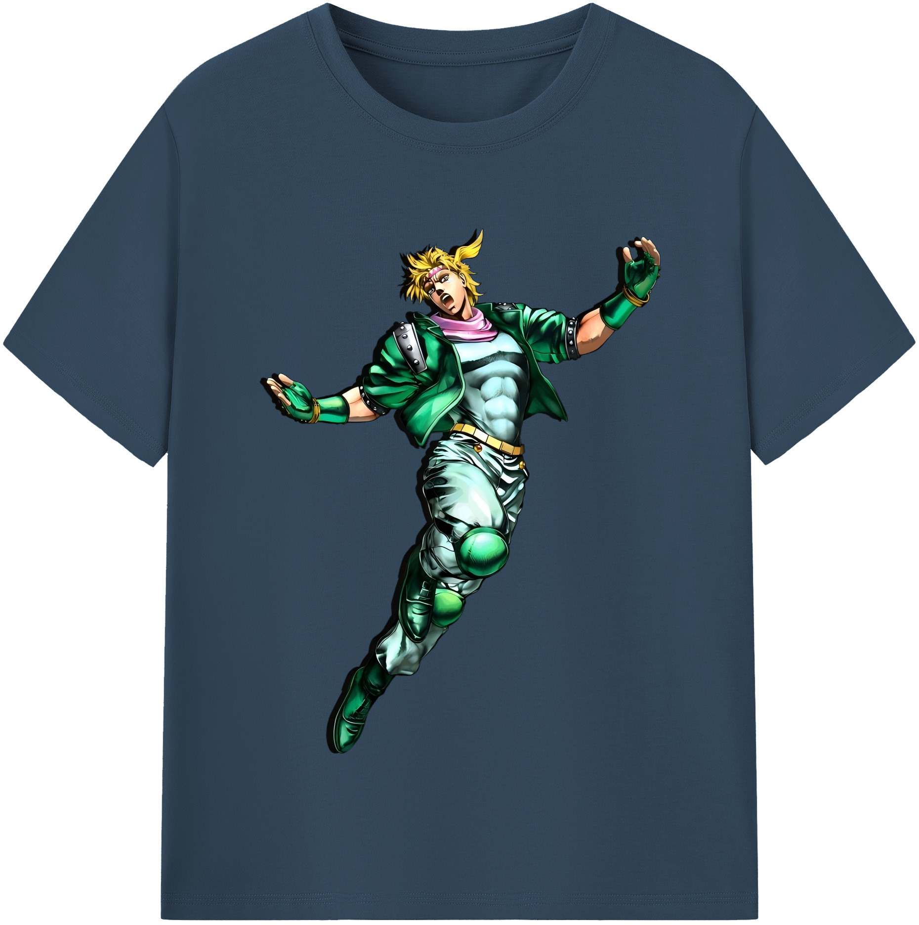 （画像用） ジョジョの奇妙な冒険 ディオ?ブランドー JoJo's Bizarre Adventure Dio Brando レディースカジュアルプリントTシャツ（綿100％）