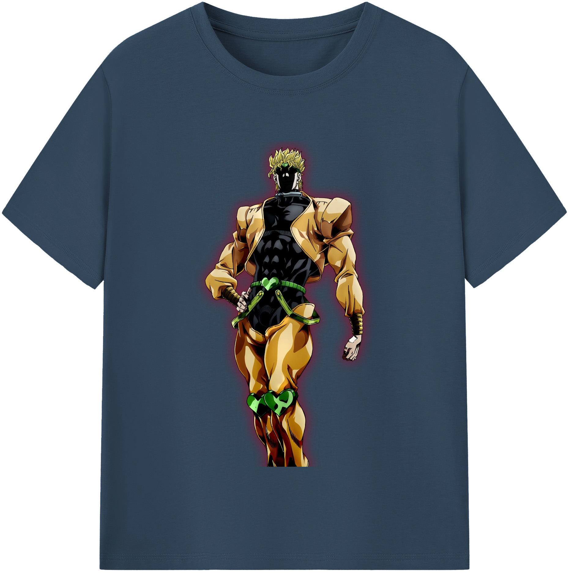 （画像用） ジョジョの奇妙な冒険 ディオ?ブランドー JoJo's Bizarre Adventure Dio Brando レディースカジュアルプリントTシャツ（綿100％）