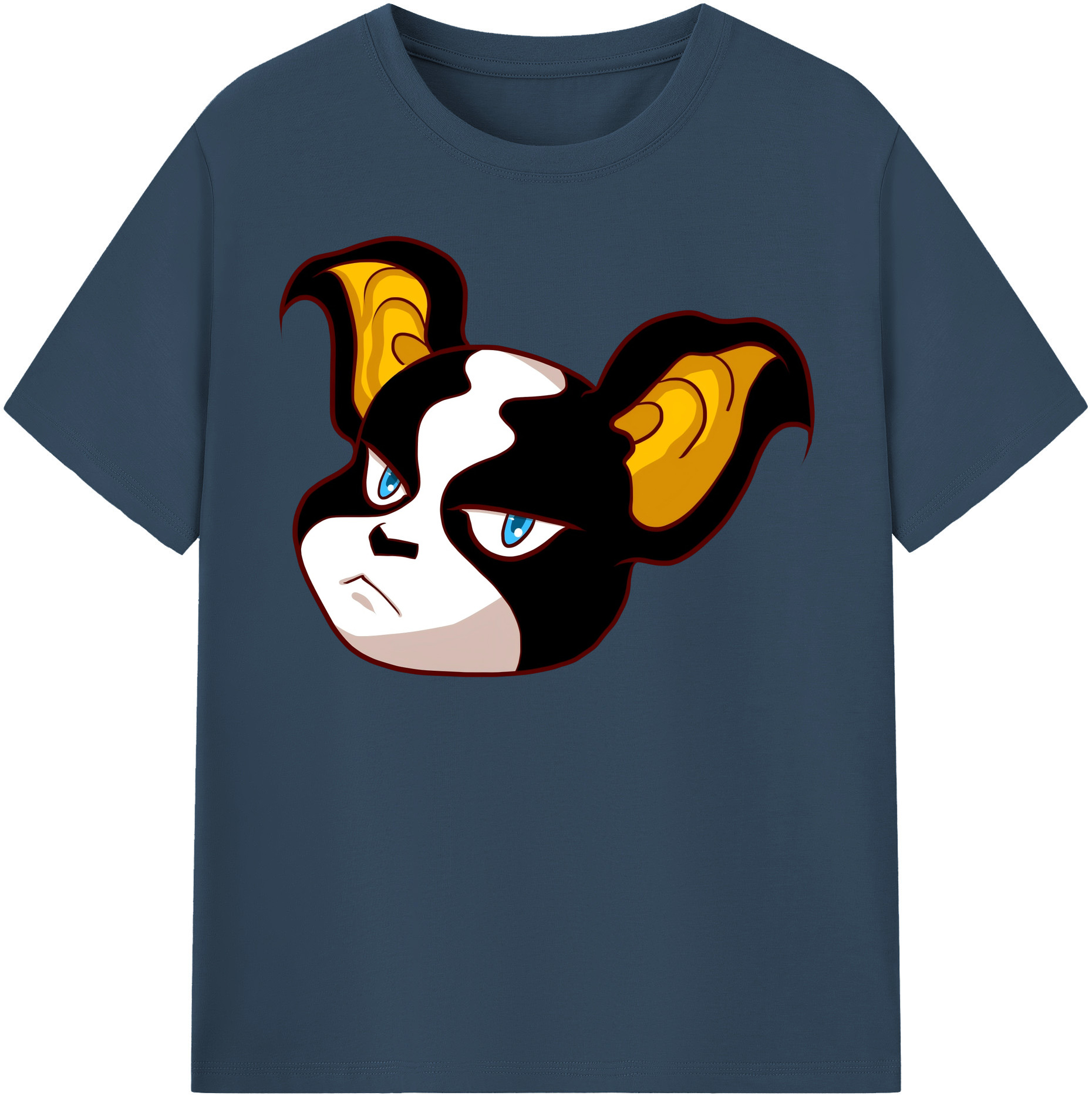 （画像用） ジョジョの奇妙な冒険 イギー JoJo's Bizarre Adventure Iggy レディースカジュアルプリントTシャツ（綿100％）