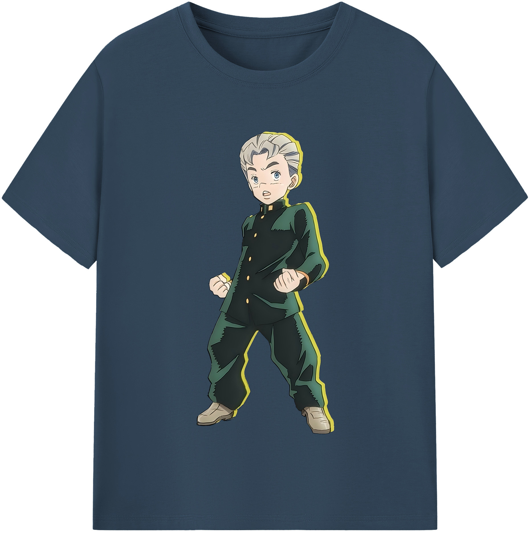 （画像用） ジョジョの奇妙な冒険 広瀨康一 JoJo's Bizarre Adventure Hirose Koichi レディースカジュアルプリントTシャツ（綿100％）