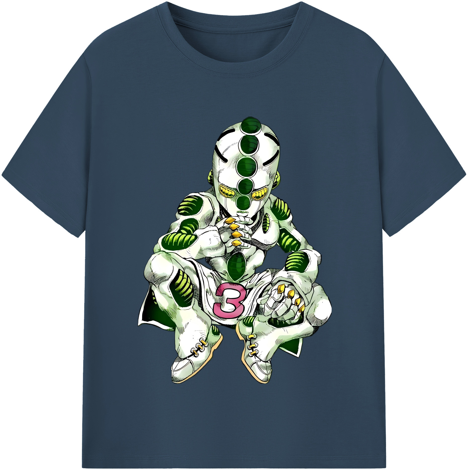 （画像用） ジョジョの奇妙な冒険 広瀨康一 JoJo's Bizarre Adventure Hirose Koichi レディースカジュアルプリントTシャツ（綿100％）