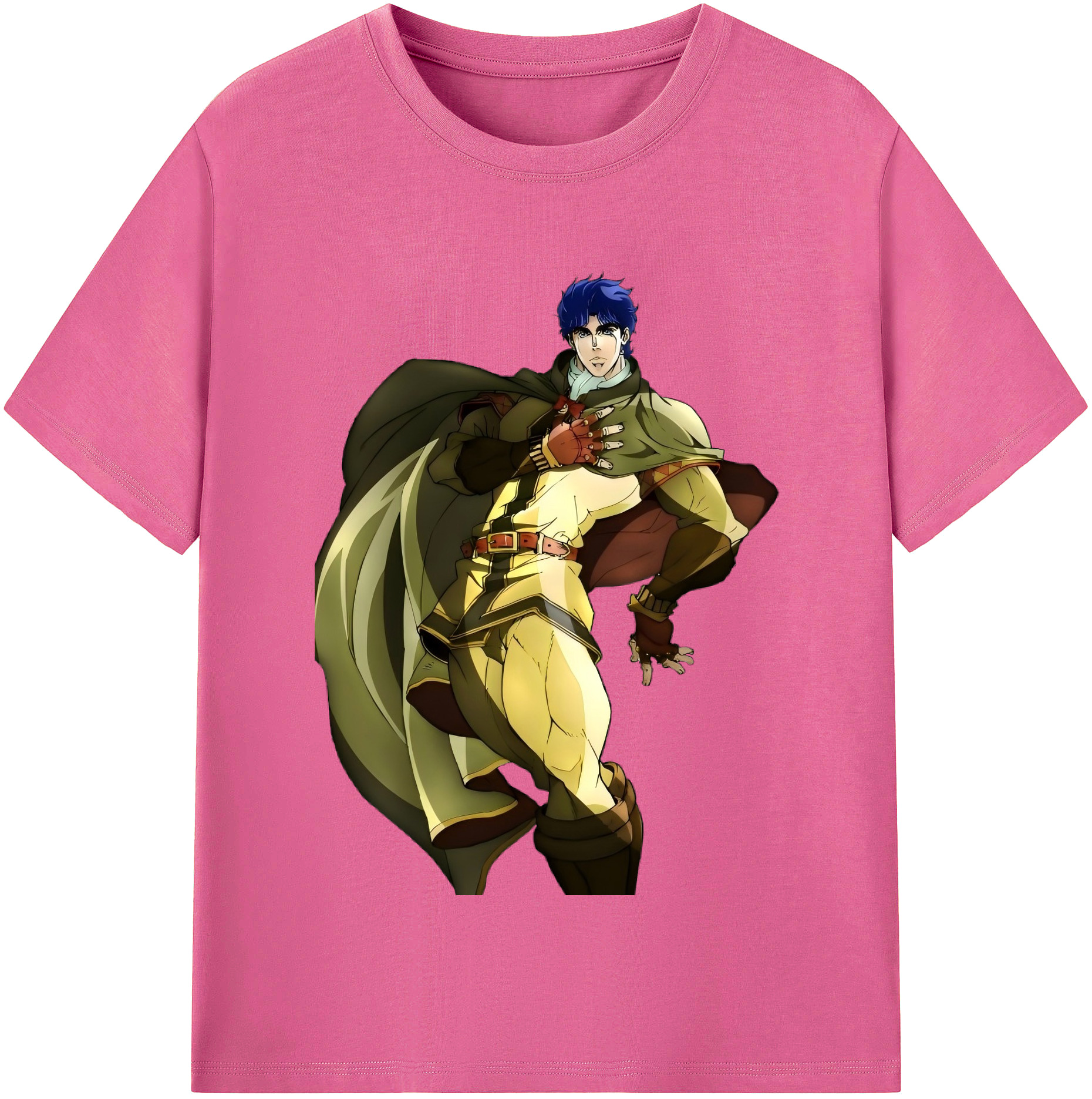 （画像用） ジョジョの奇妙な冒険 /ジョナサン?ジョースター JoJo's Bizarre Adventure Jonathan Joestar レディースカジュアルプリントTシャツ（綿100％）