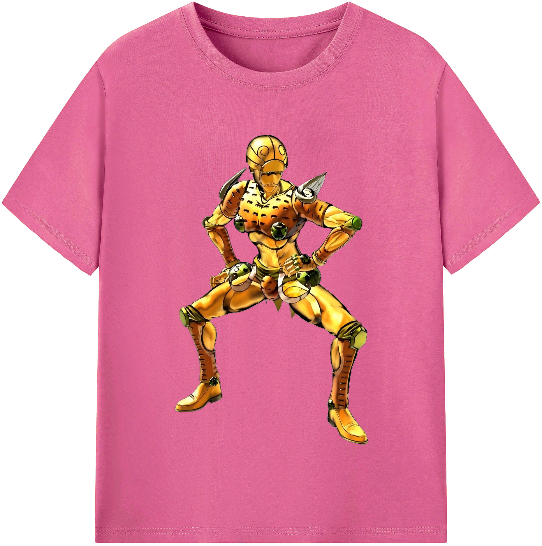 （画像用） ジョジョの奇妙な冒険 ジョルノ?ジョバァーナ JoJo's Bizarre Adventure Giorno Giovanna レディースカジュアルプリントTシャツ（綿100％）