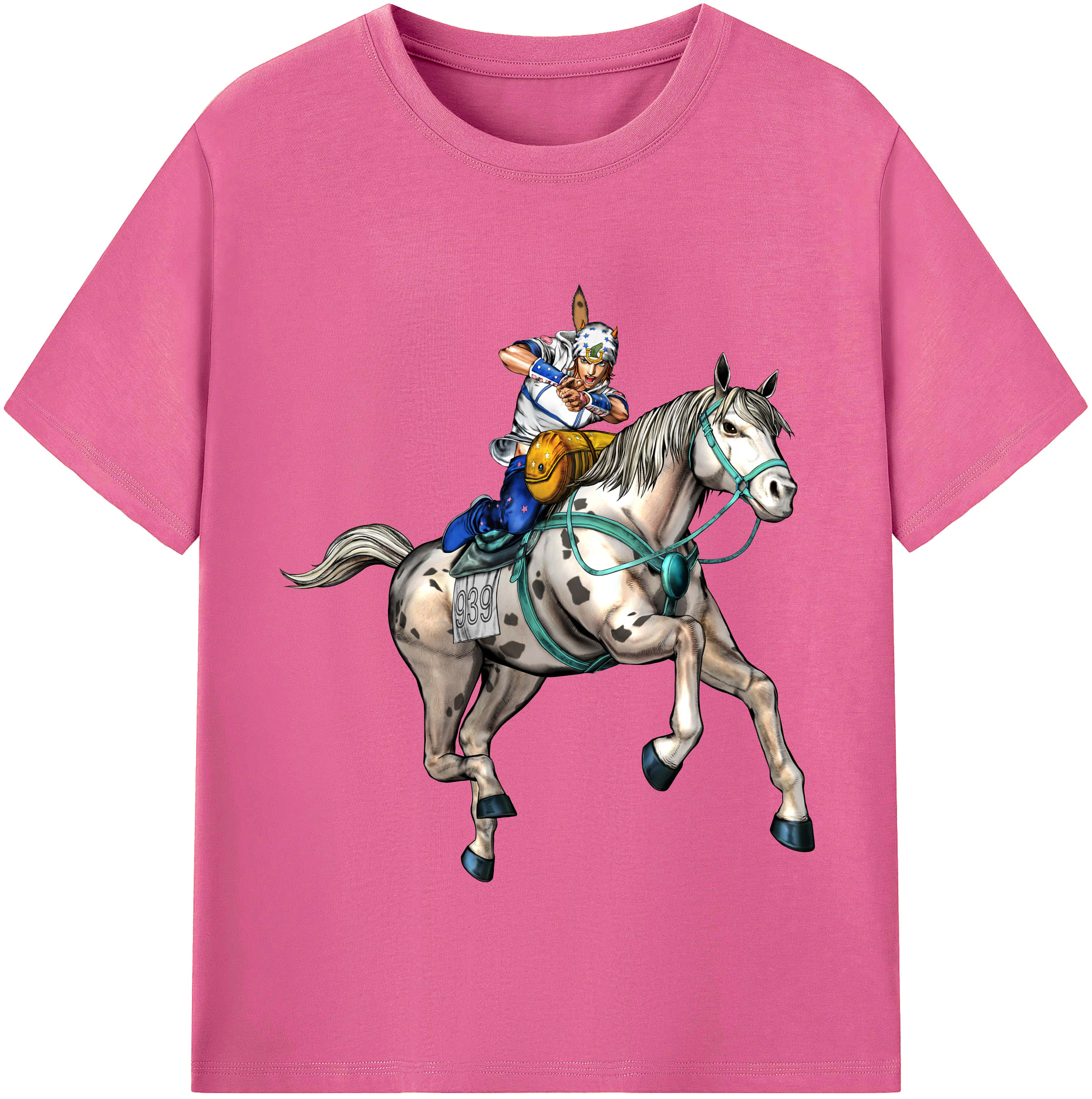 （画像用） ジョジョの奇妙な冒険 ジョナサン?ジョースター JoJo's Bizarre Adventure Jonathan Joestar レディースカジュアルプリントTシャツ（綿100％）